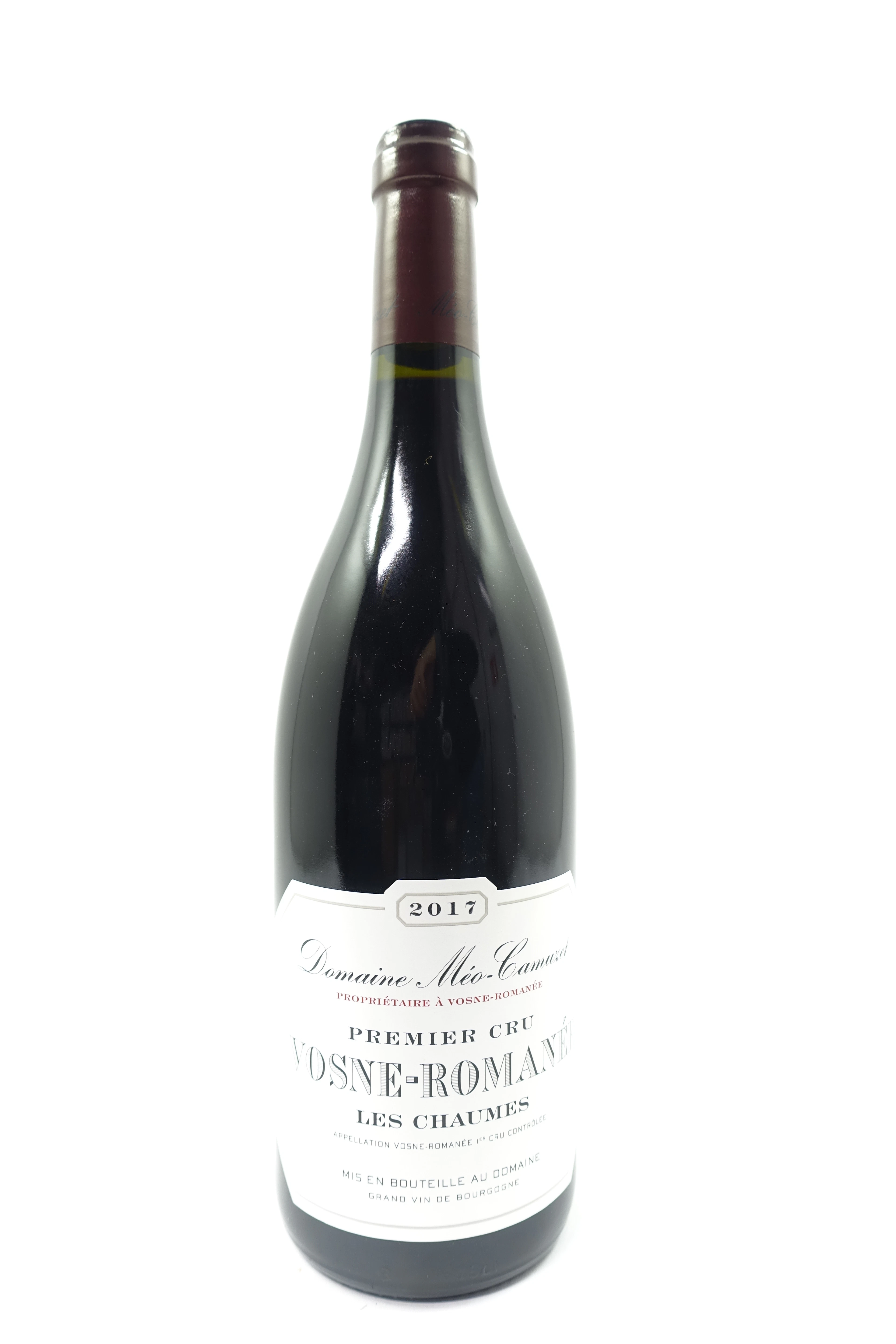 1 bt VOSNE ROMANEE 2017 1er Cru Les Chaumes. Domaine Méo Camuzet