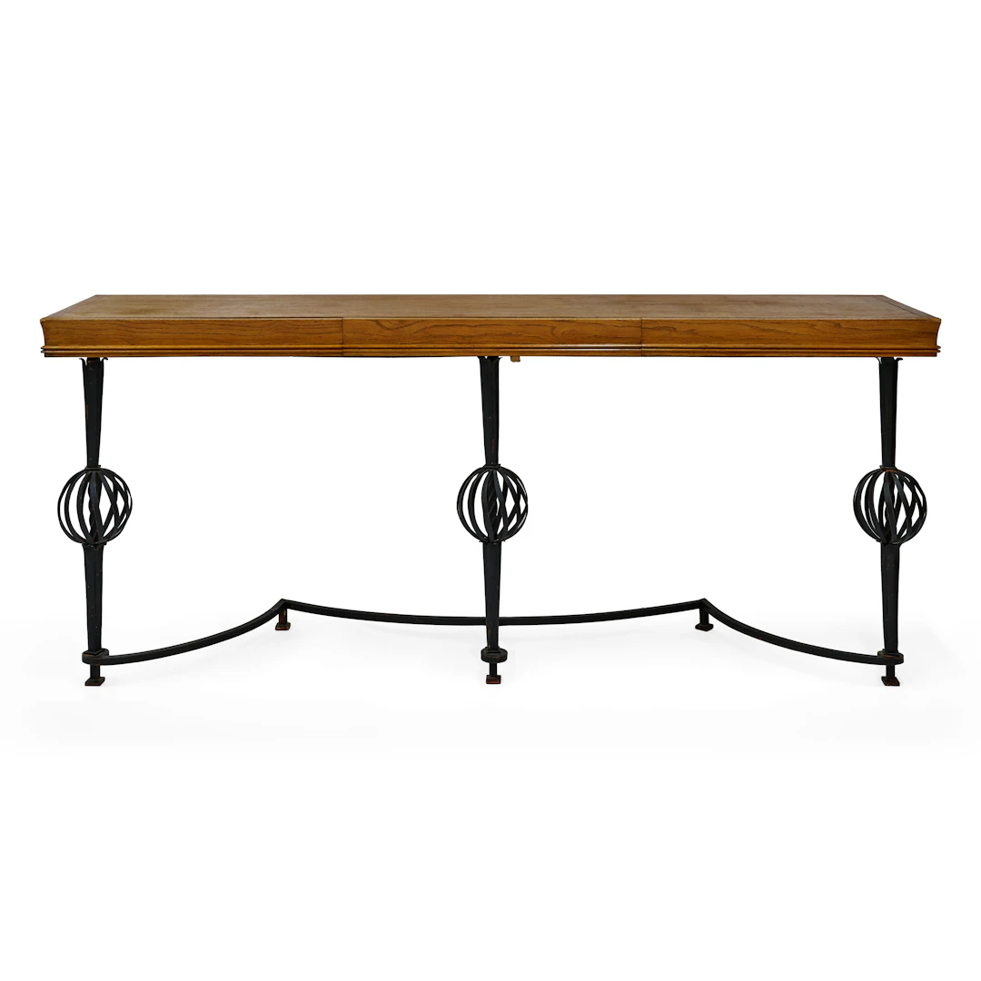 TRAVAIL FRANÇAIS Importante console - circa 1940