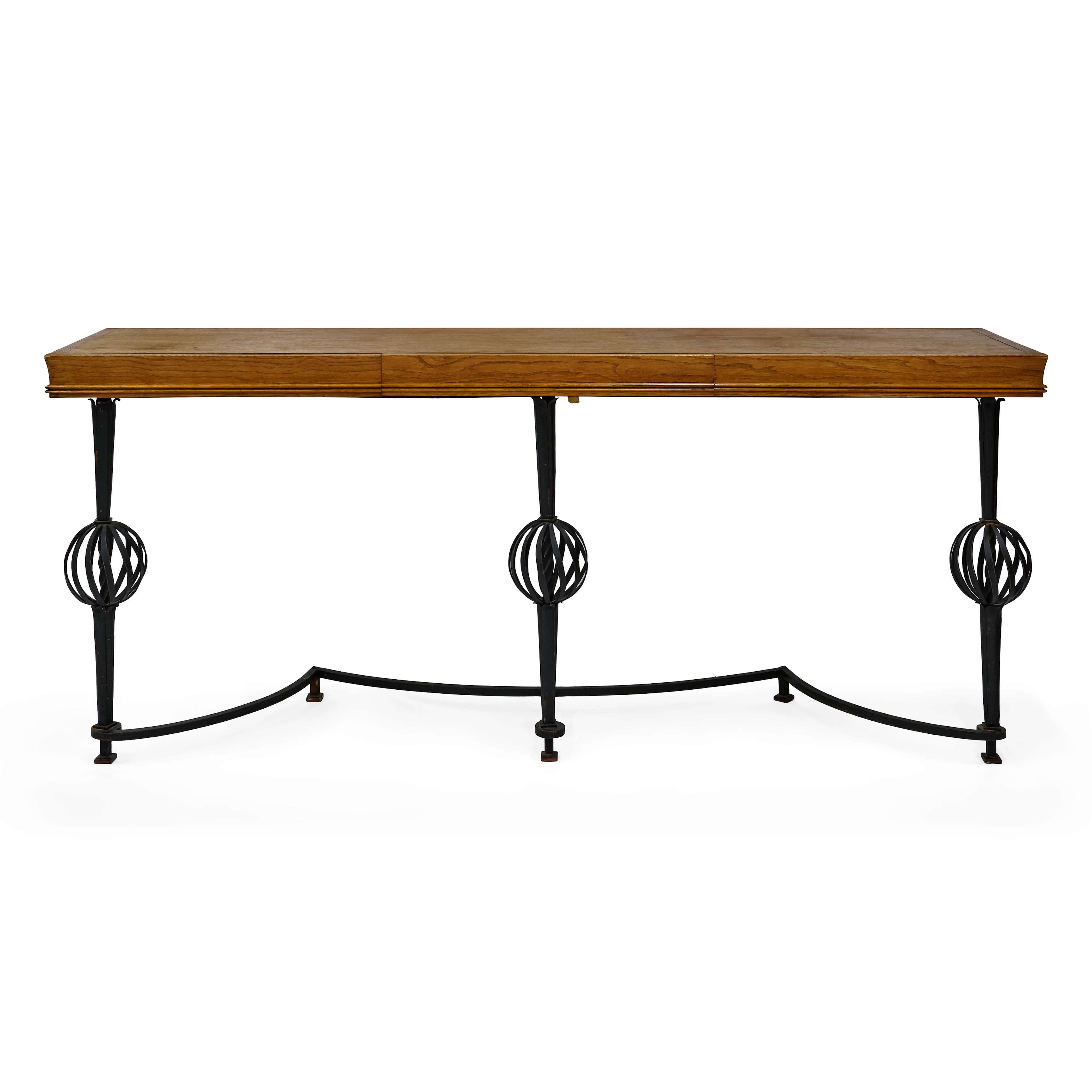 TRAVAIL FRANÇAIS Importante console - circa 1940