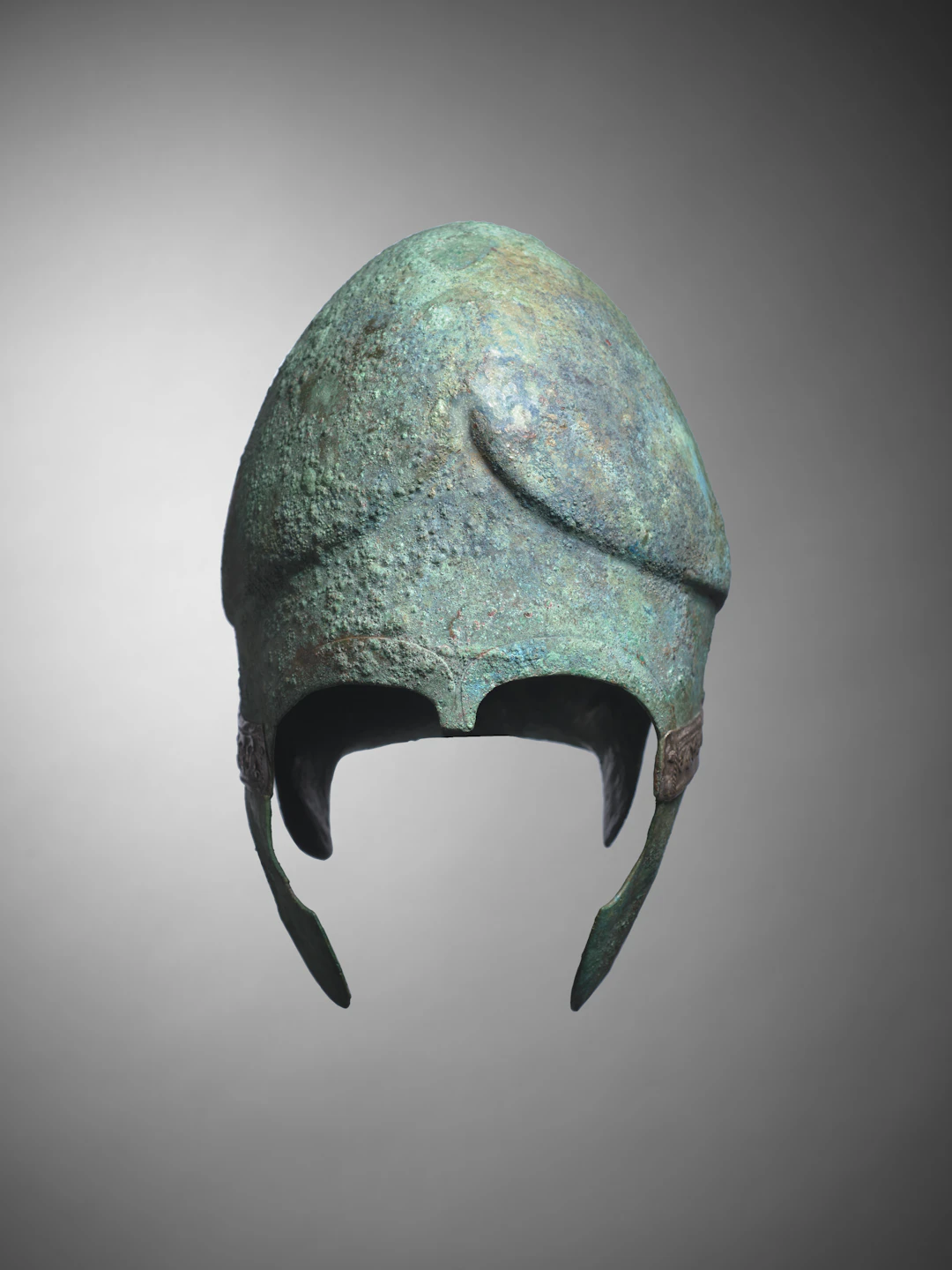 A Greek bronze Chalcidian helmet