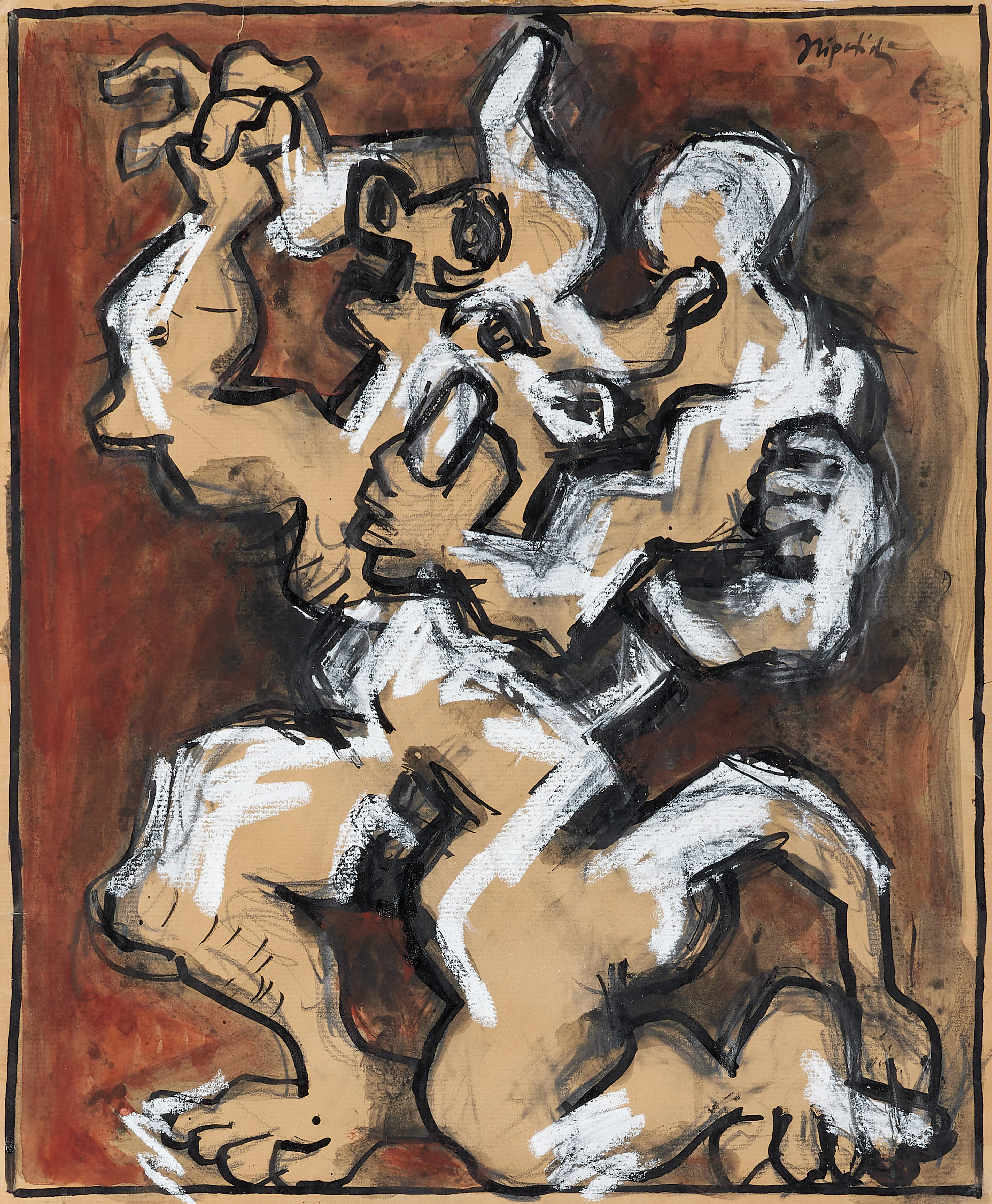 Jacques LIPCHITZ 1891-1973 Le Minotaure - circa 1950-1960
