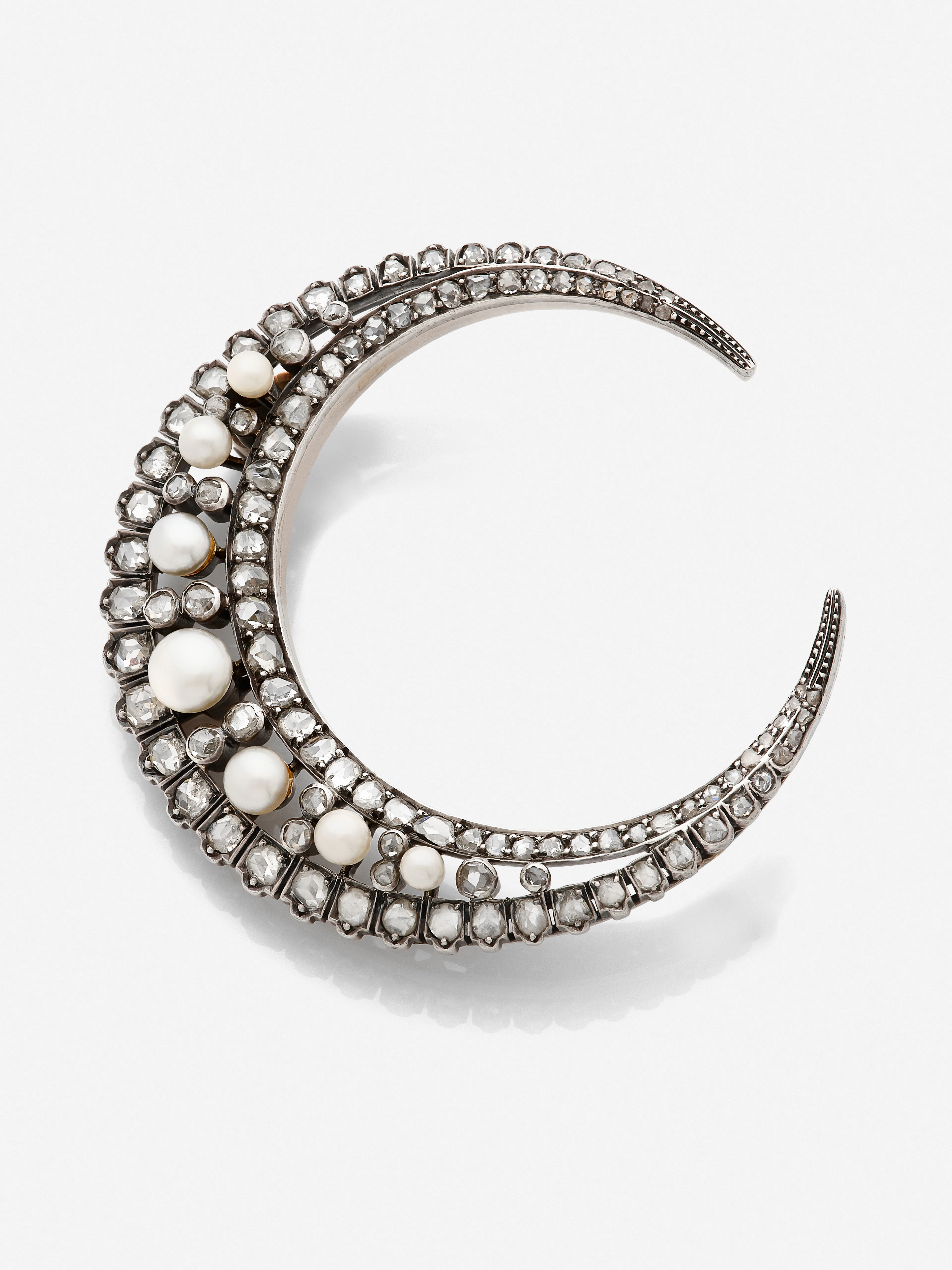 Broche "Croissant de Lune"