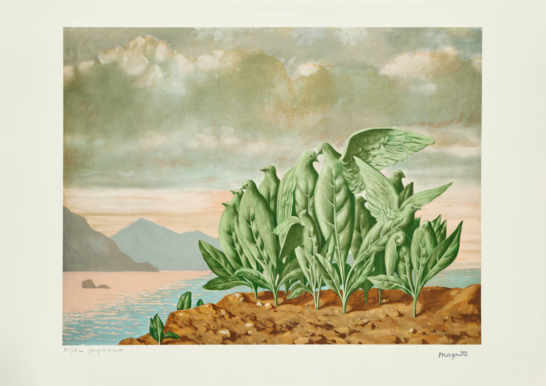 René MAGRITTE (d'après) L'ile au Trésor - 1979