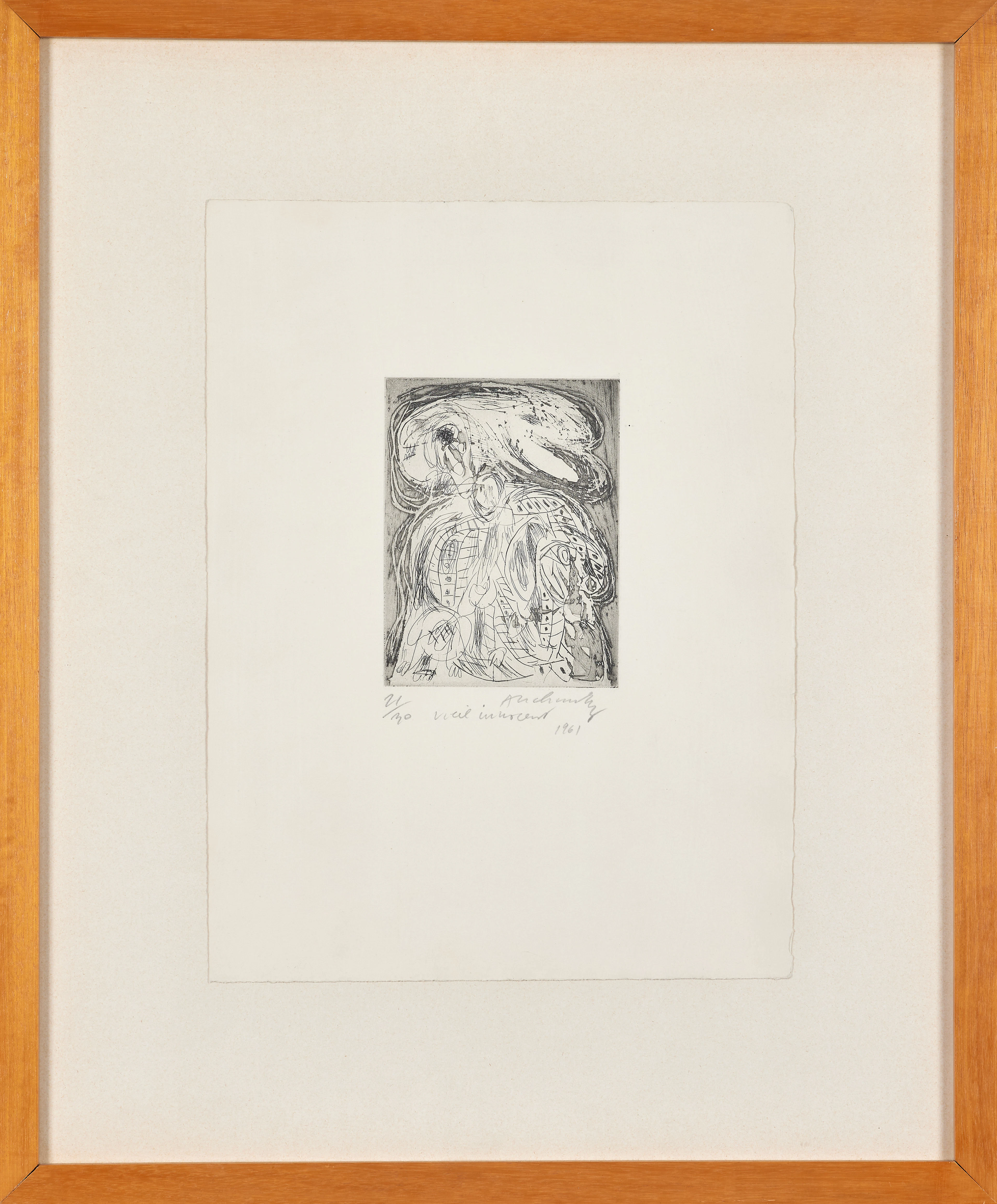 Pierre ALECHINSKY 1927- Vieil Innocent – 1961