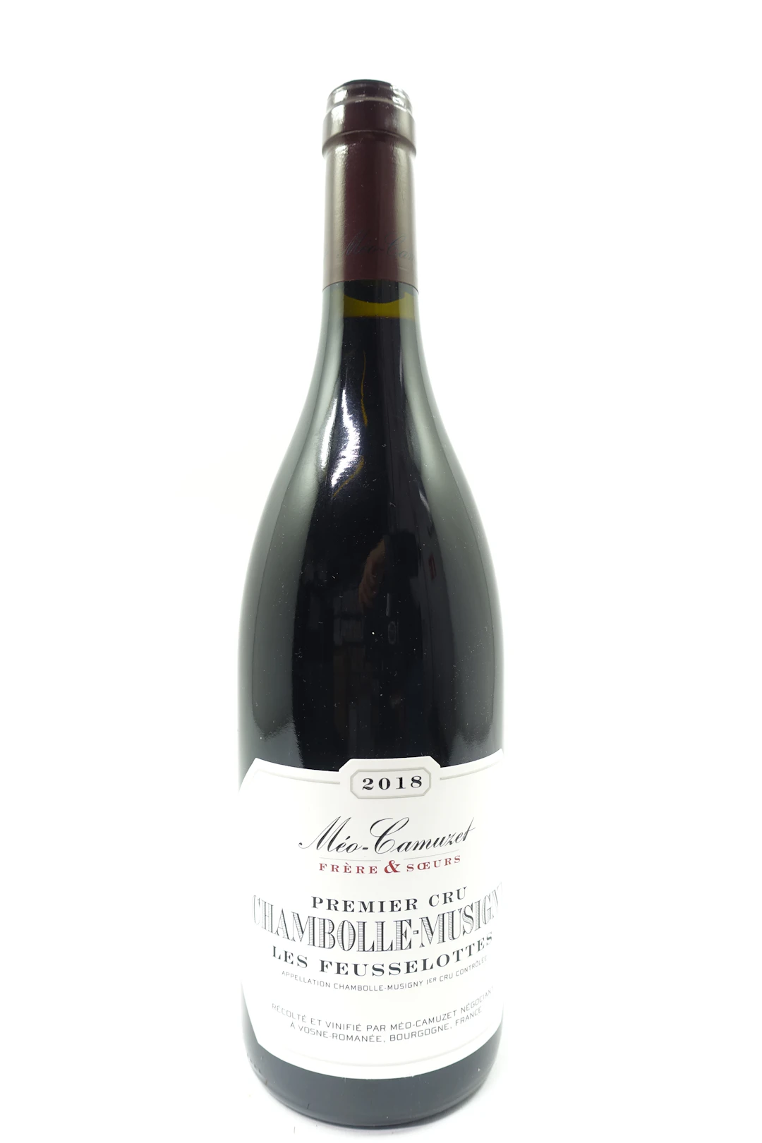 1 bt CHAMBOLLE MUSIGNY 2018 1er Cru Les Feusselottes. Méo Camuzet Frère & Sœurs