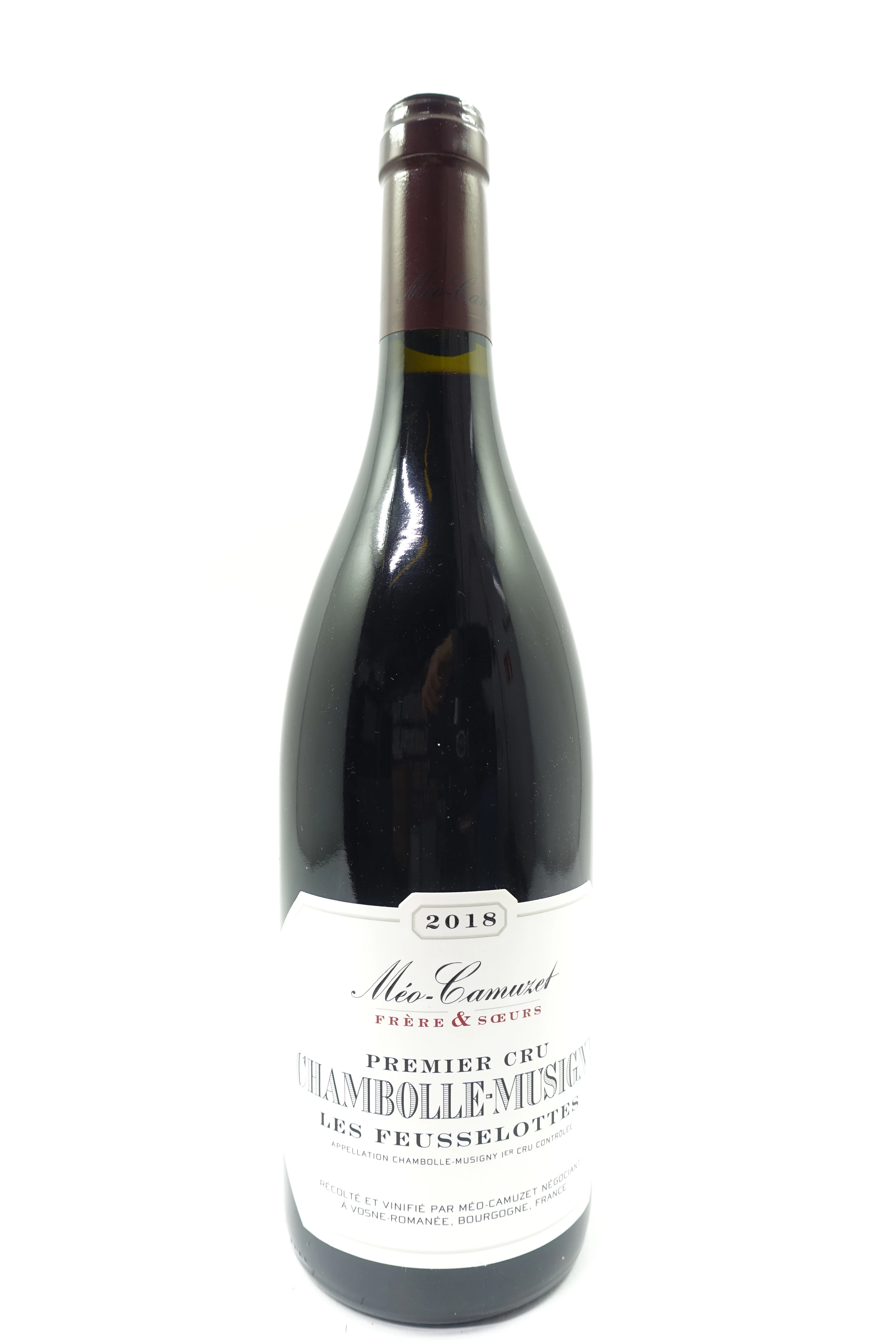 1 bt CHAMBOLLE MUSIGNY 2018 1er Cru Les Feusselottes. Méo Camuzet Frère & Sœurs
