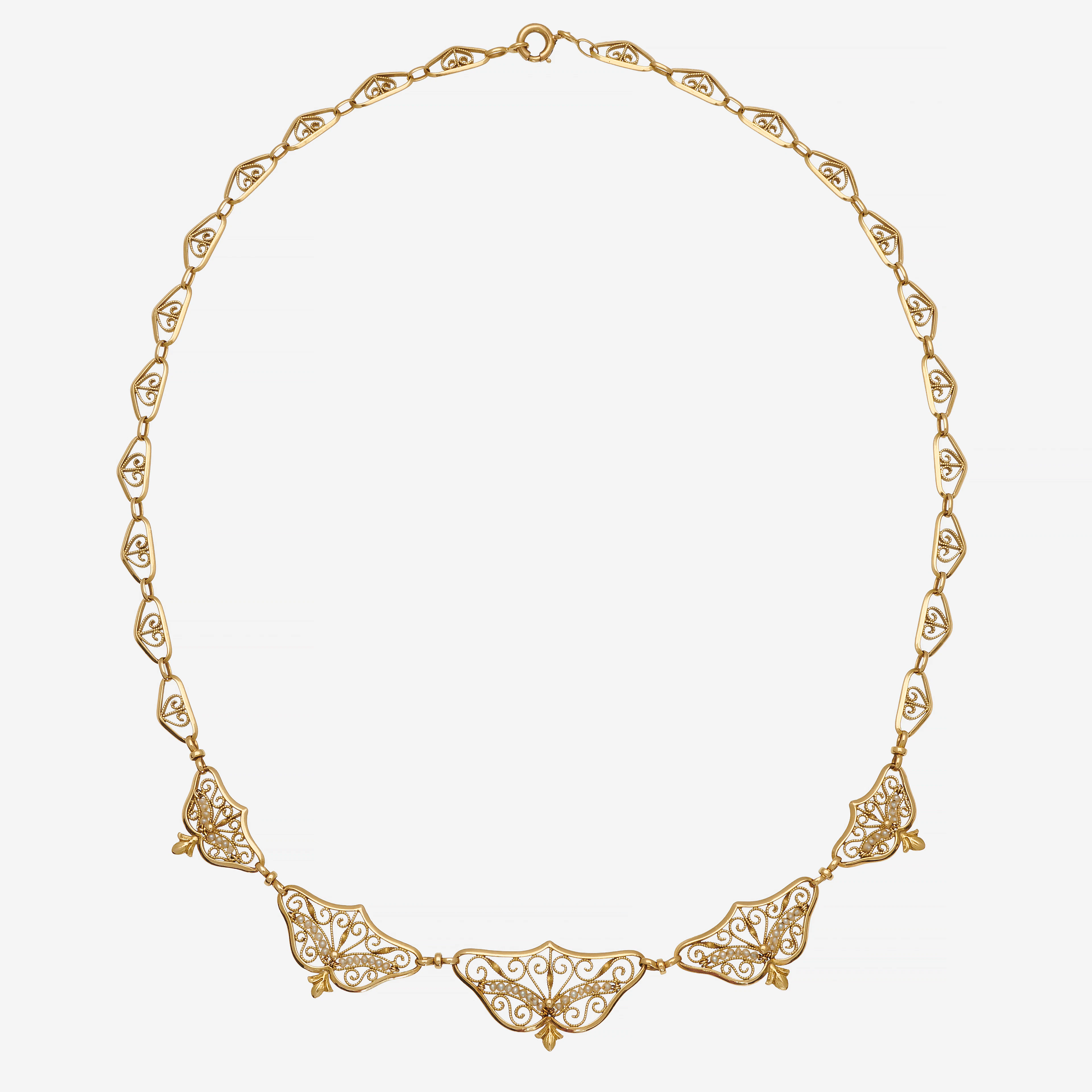 Collier draperie