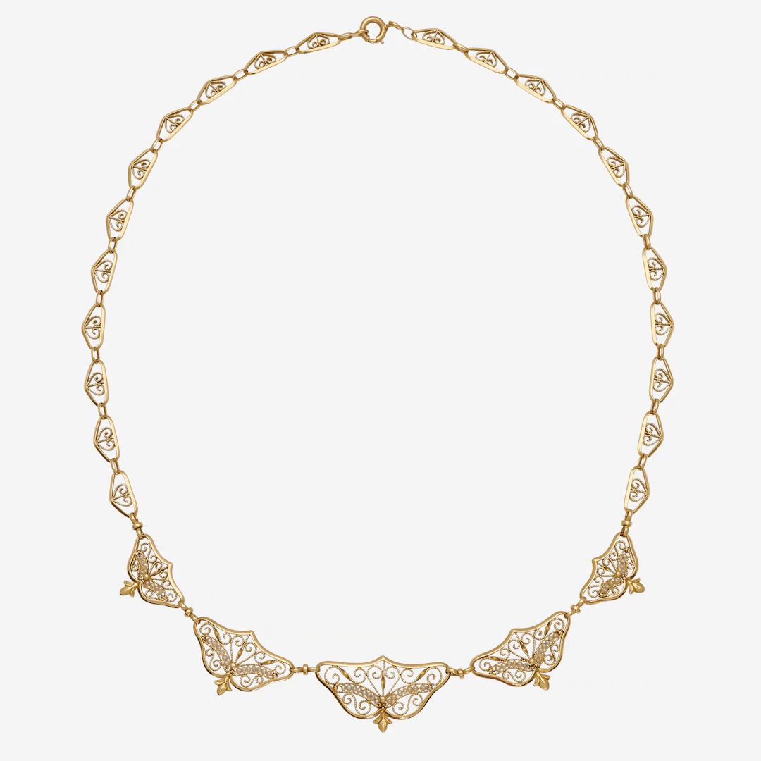 Collier draperie