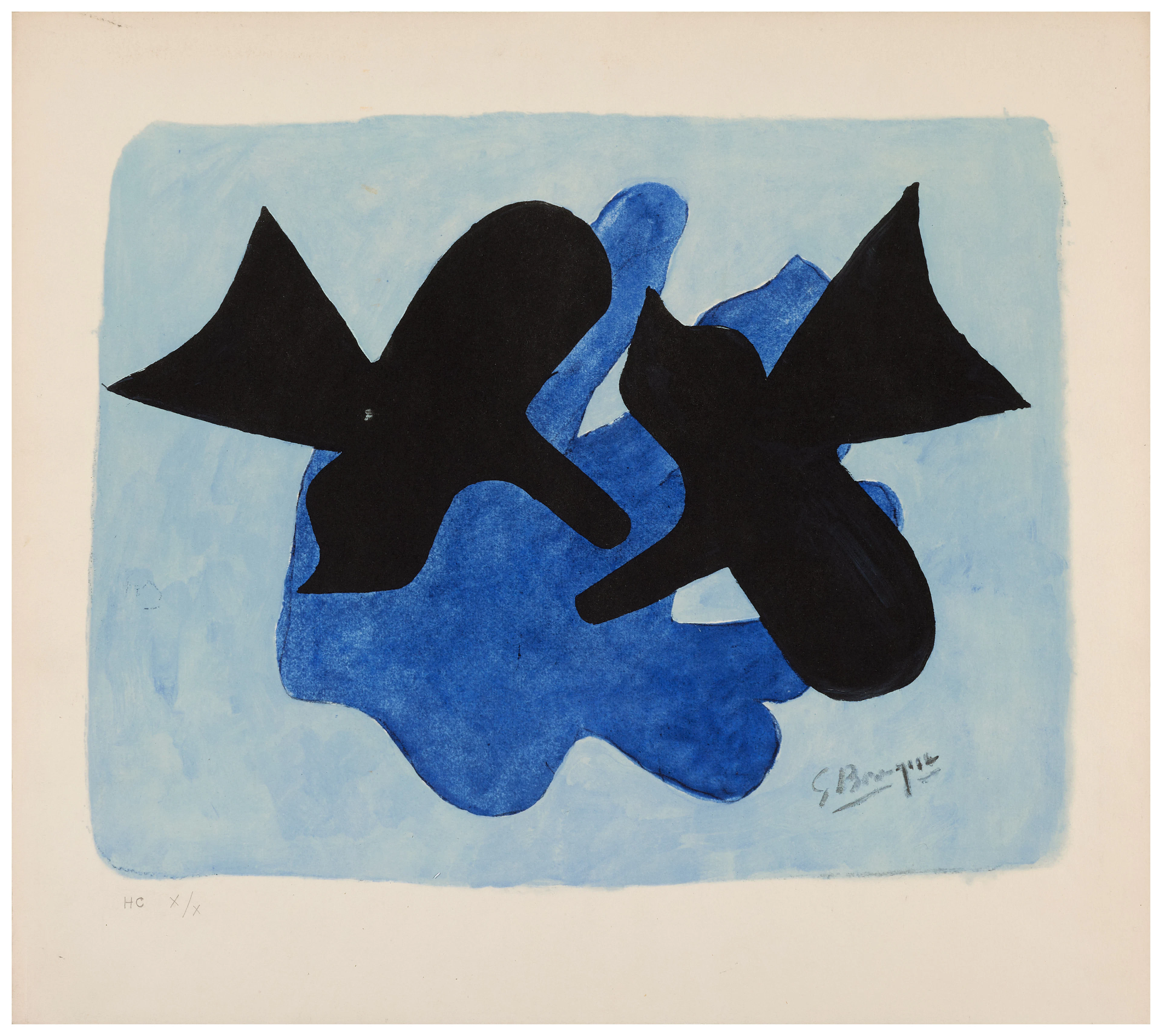 Georges BRAQUE (d'après) Pélias et Nélée - 1963