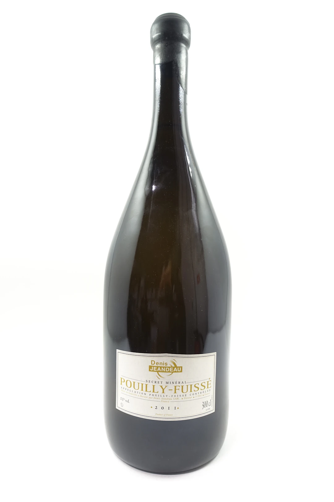 1 jéroboam POUILLY FUISSE 2011 Secret Minéral. Denis Jeandeau