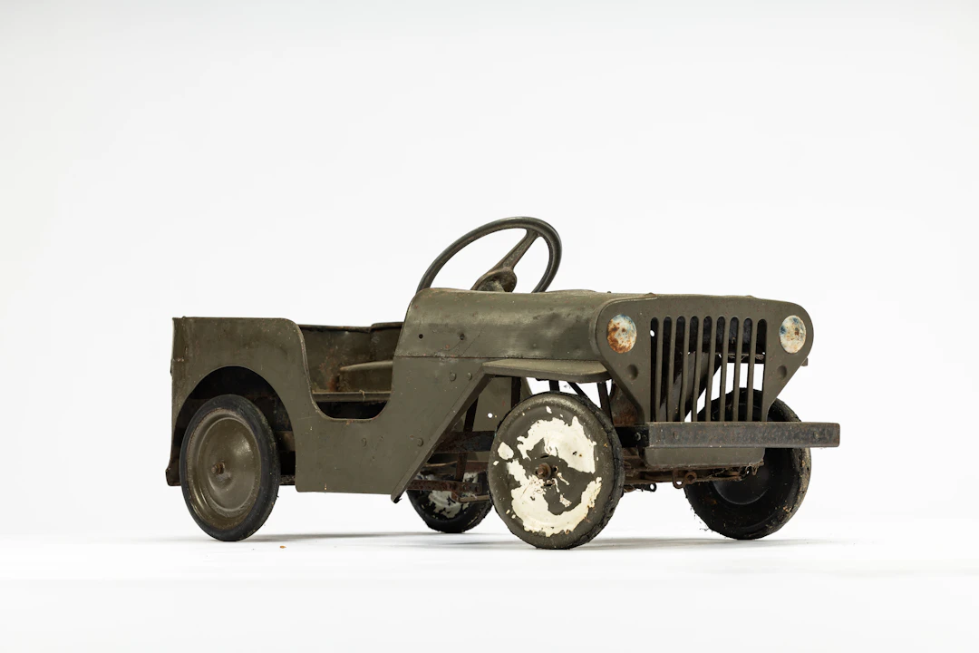 Military Jeep – Children's pedal car No reserve