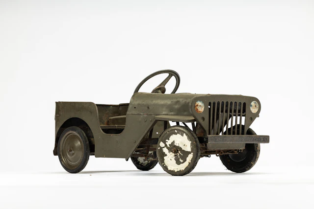 Military Jeep – Children's pedal car No reserve
