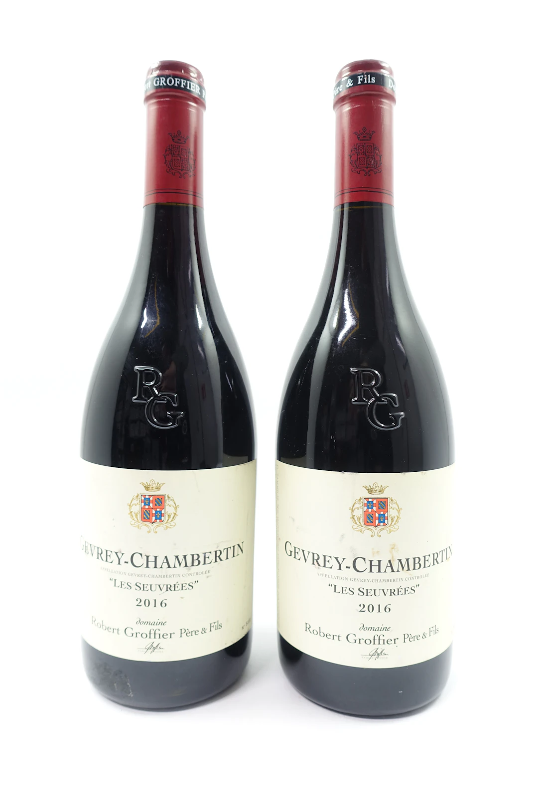2 bts GEVREY CHAMBERTIN 2016 Les Seuvrées. Domaine Robert Groffier Père & Fils