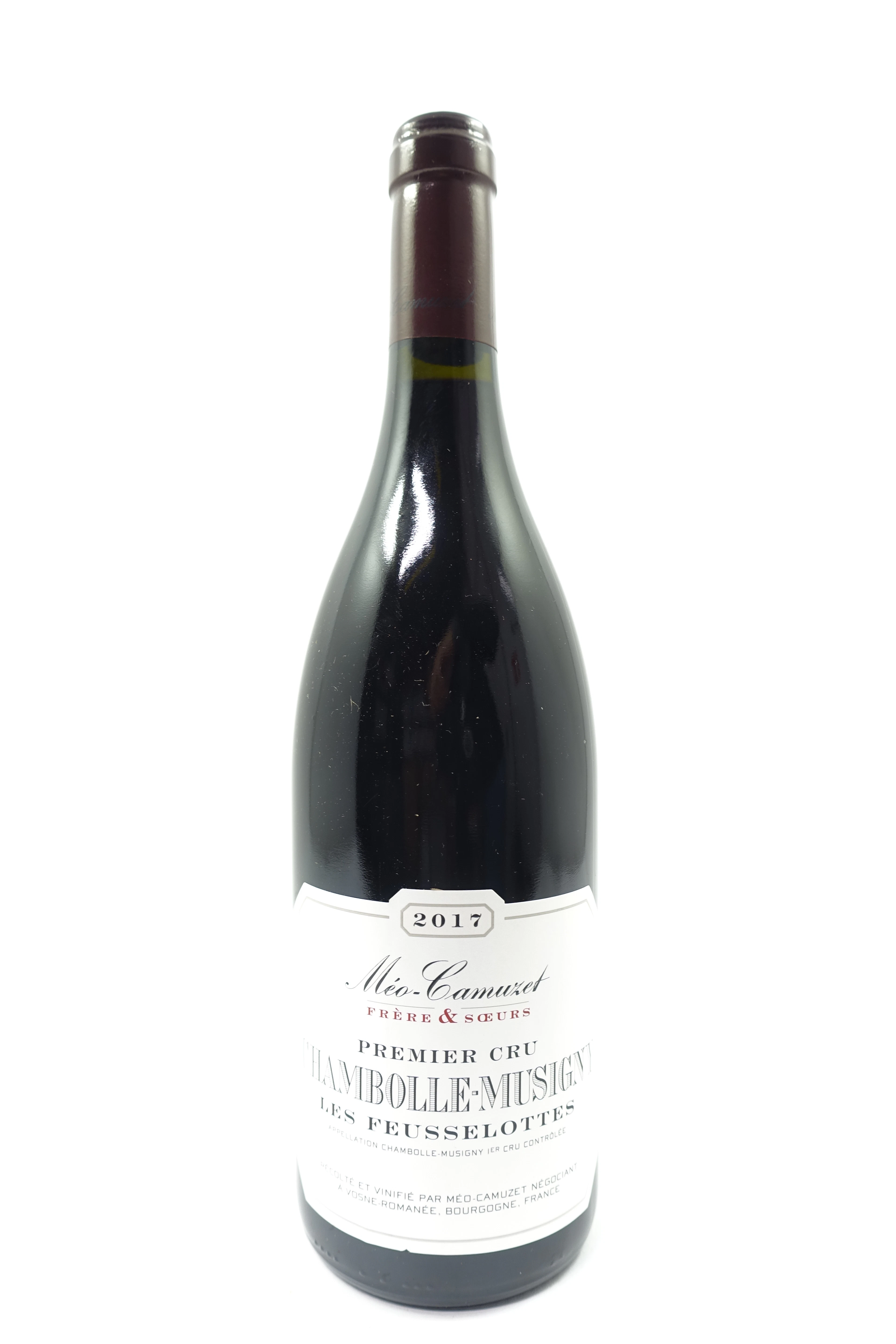 1 bt CHAMBOLLE MUSIGNY 2017 1er Cru Les Feusselottes. Méo Camuzet Frère & Sœurs