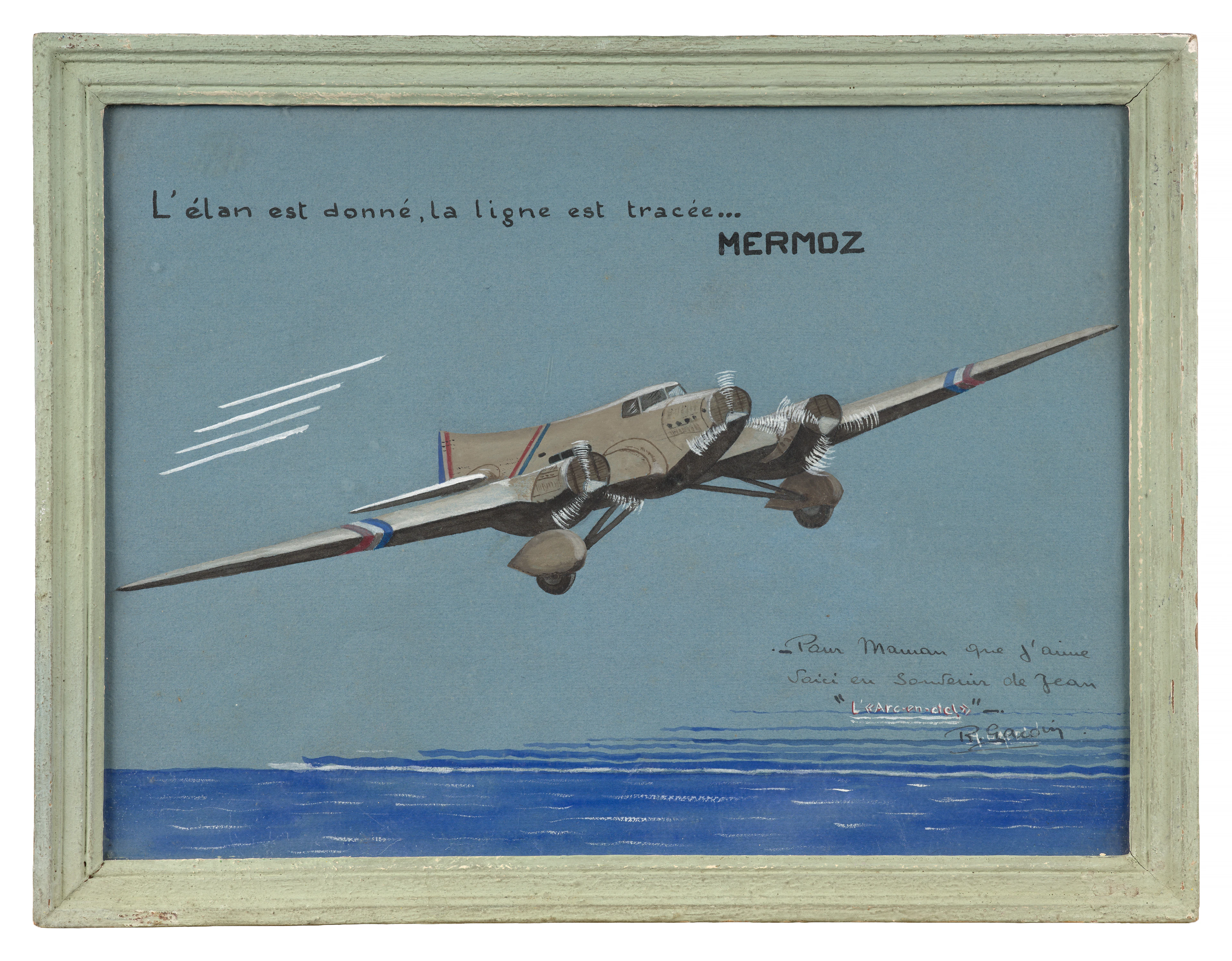 MERMOZ & L'ARC EN CIEL TRAVERSENT L'ATLANTIQUE SUD L’élan est donné