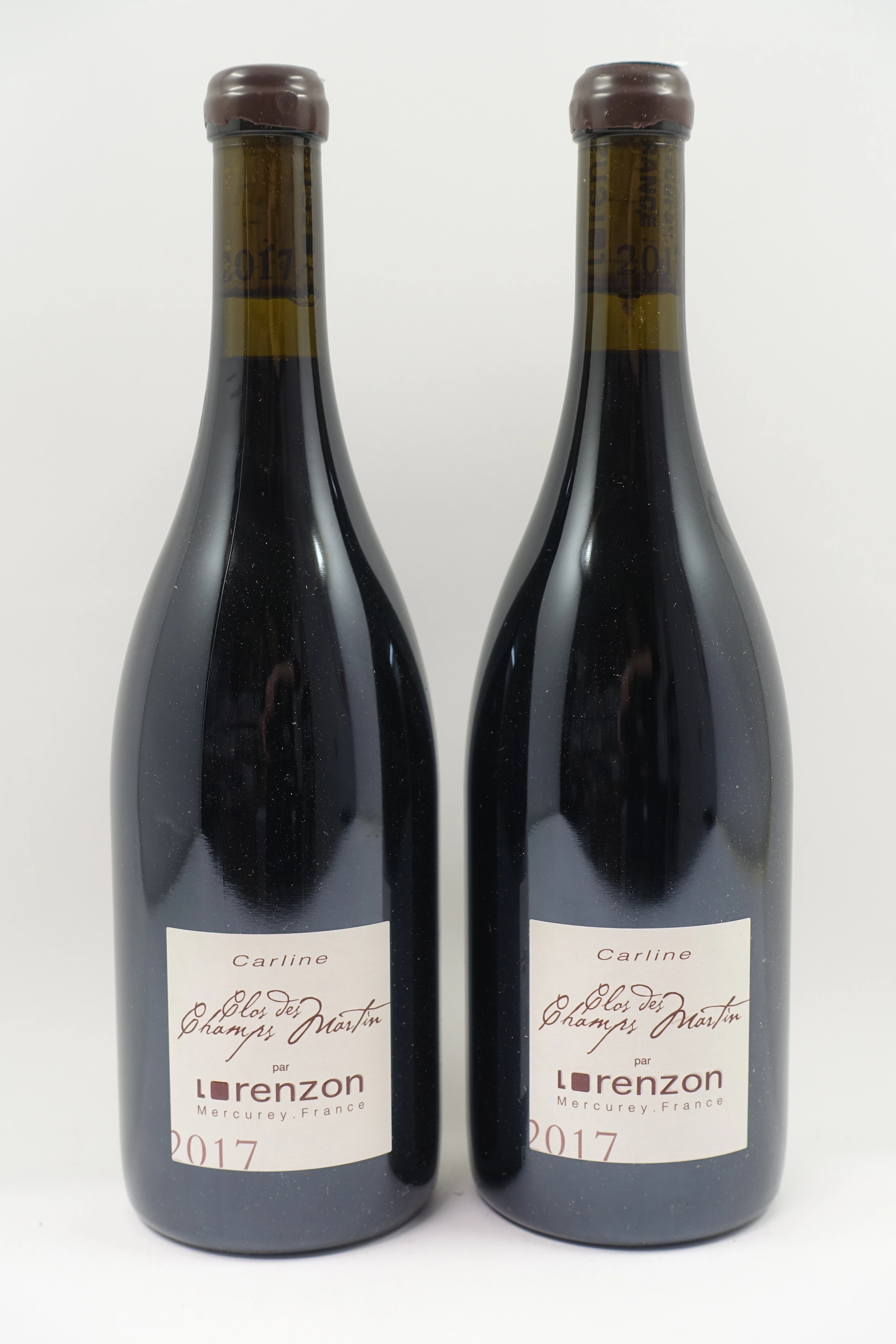 - 8 bts MERCUREY 2017 1er Cru Carline Clos des Champs Martin. Domaine Lorenzon