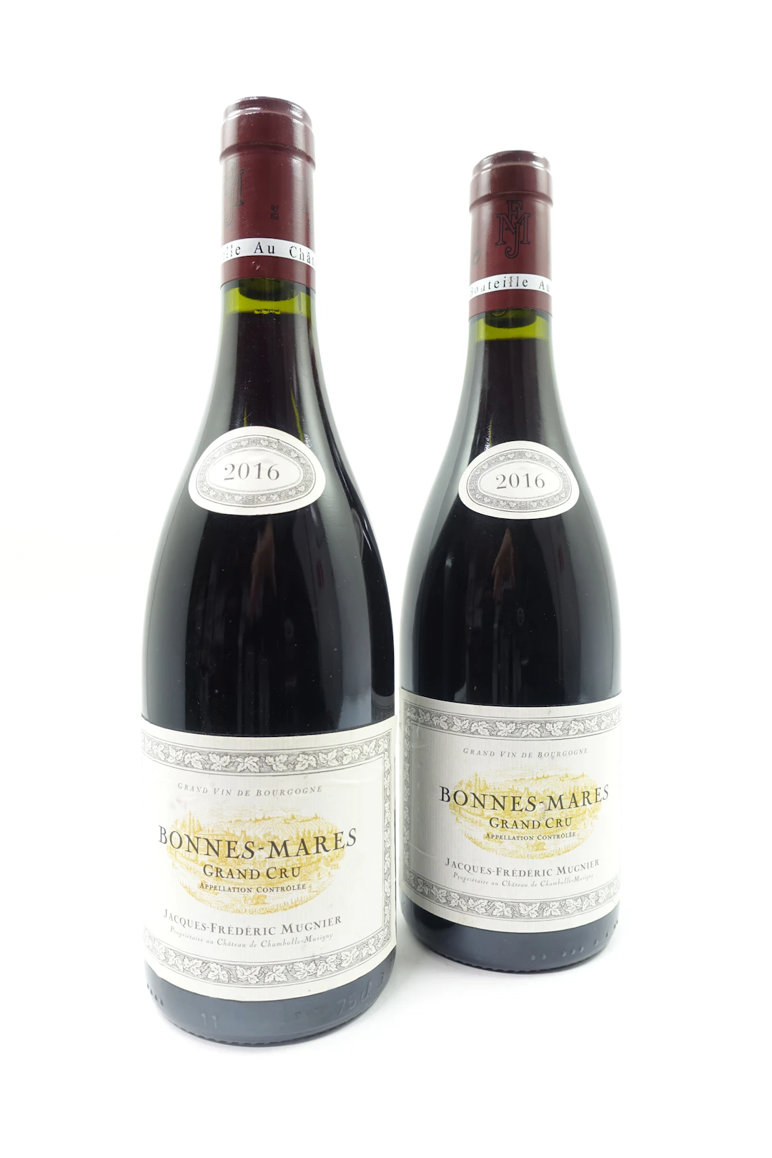 2 bts BONNES MARES 2016 Grand Cru. Jacques Frédéric Mugnier