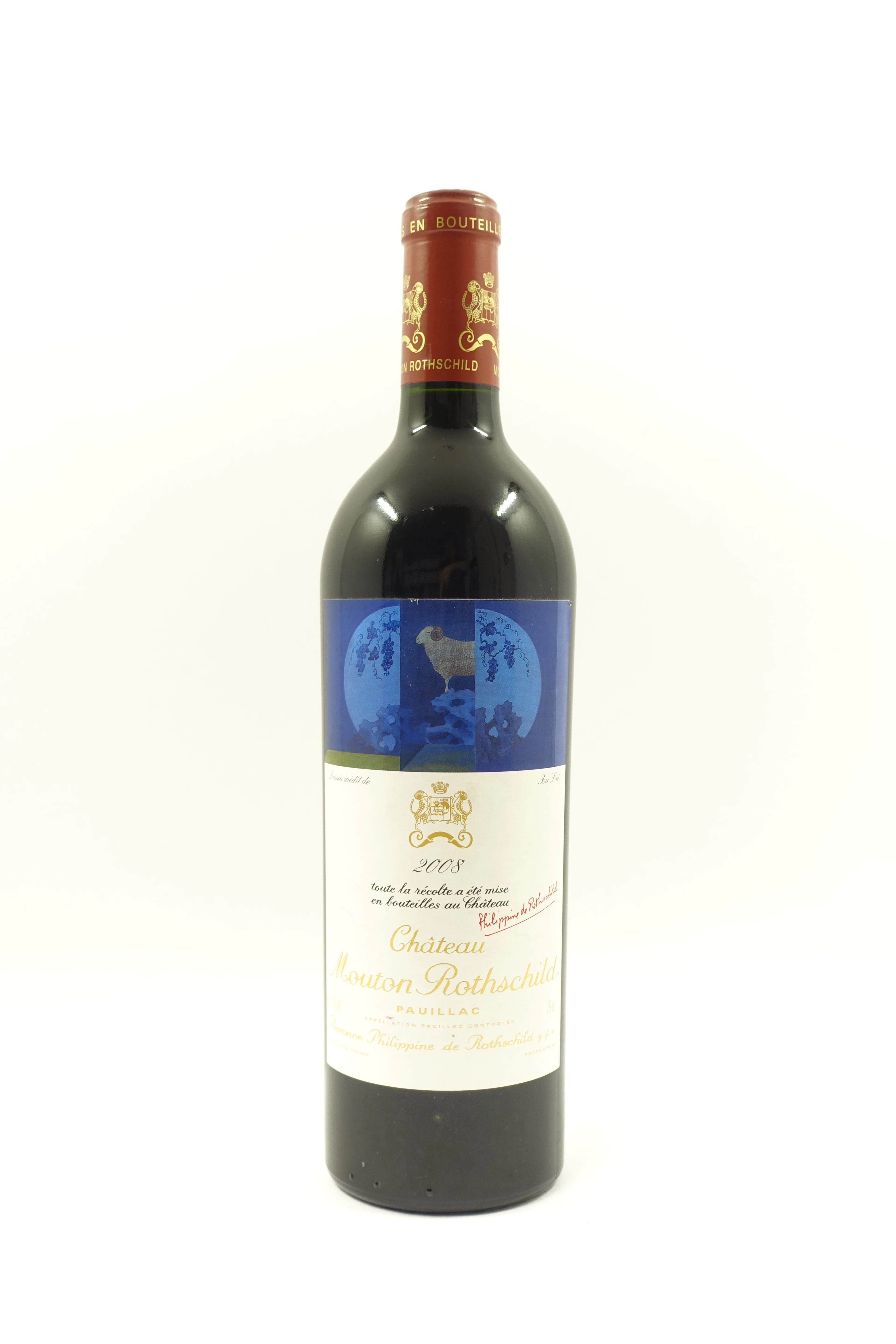 1 bts CH MOUTON ROTHSCHILD 2008 1er GC Pauillac