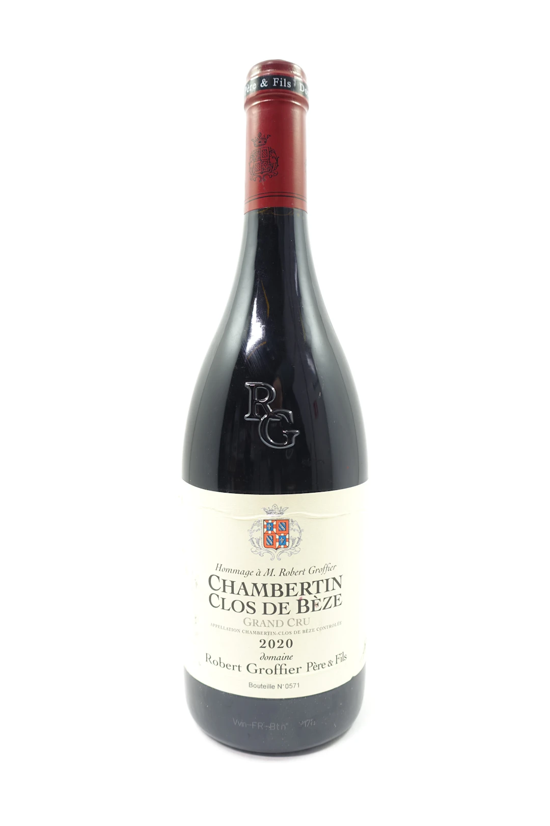 1 bt CHAMBERTIN CLOS DE BEZE 2020 Grand Cru. Domaine Robert Groffier