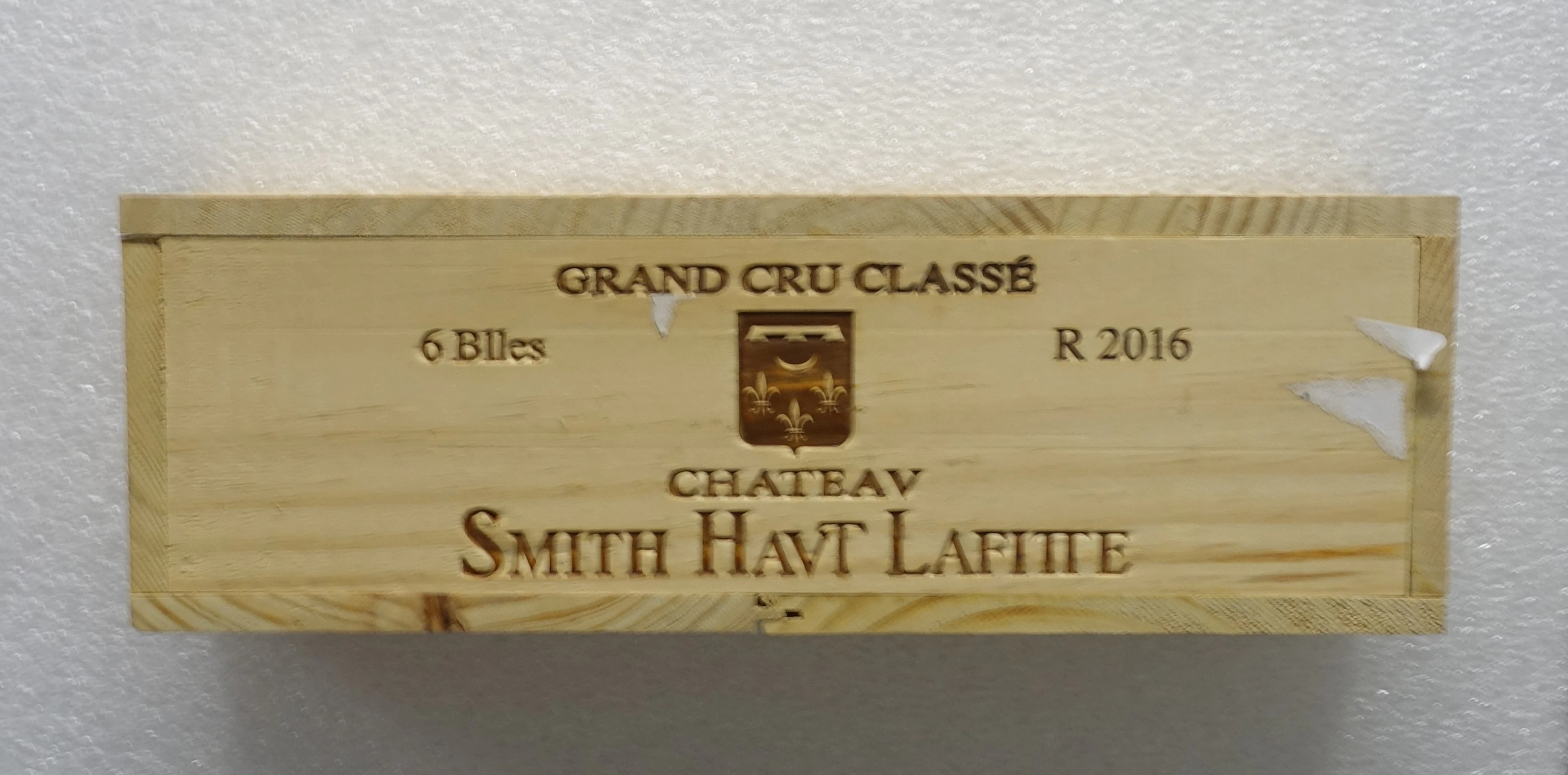 6 bts CH SMITH HAUT LAFITTE 2016 (rouge) CC Pessac Léognan. Célébration 650 ans