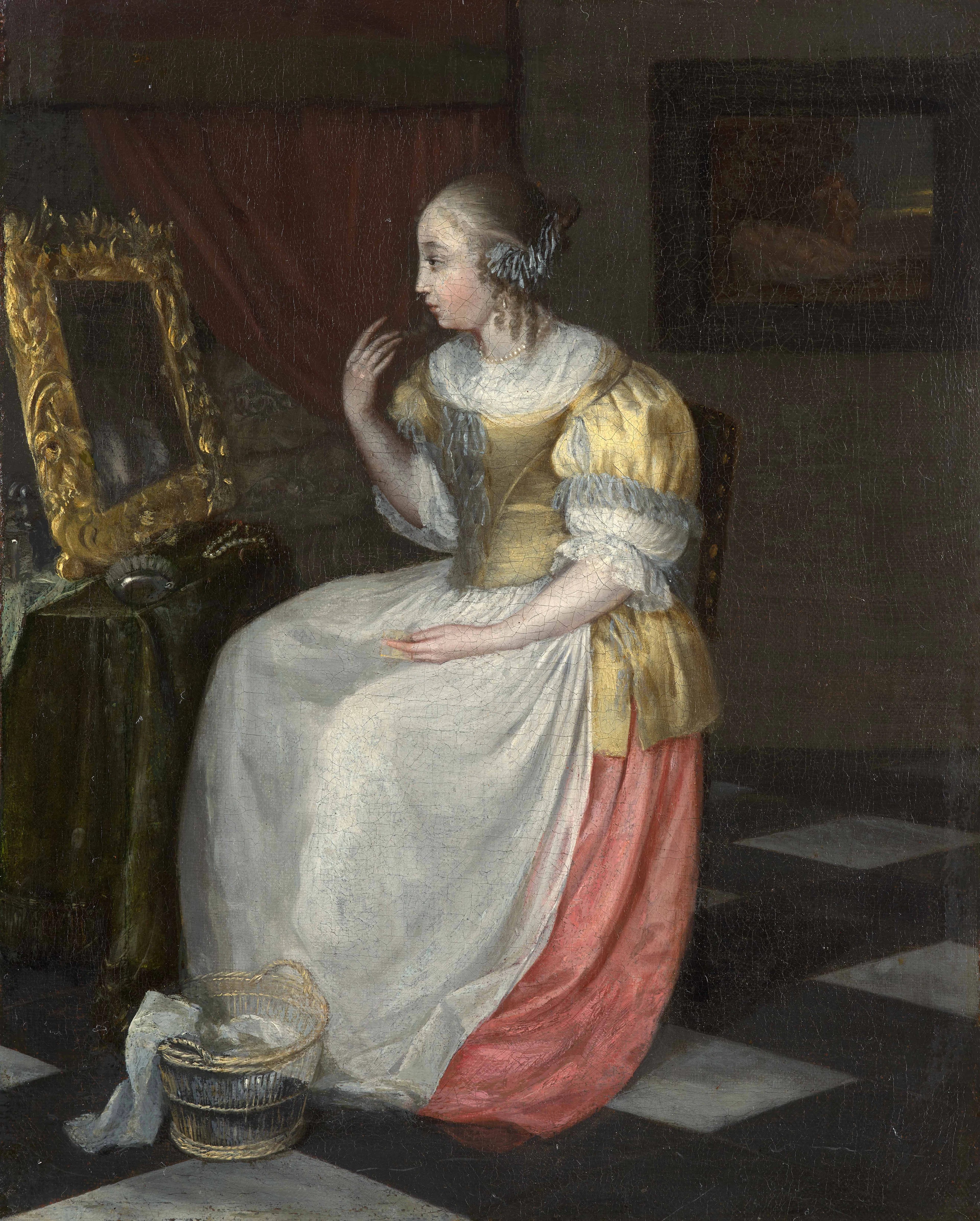 Attribué à Eglon van der NEER Amsterdam, 1635 – Düsseldorf, 1703 Jeune