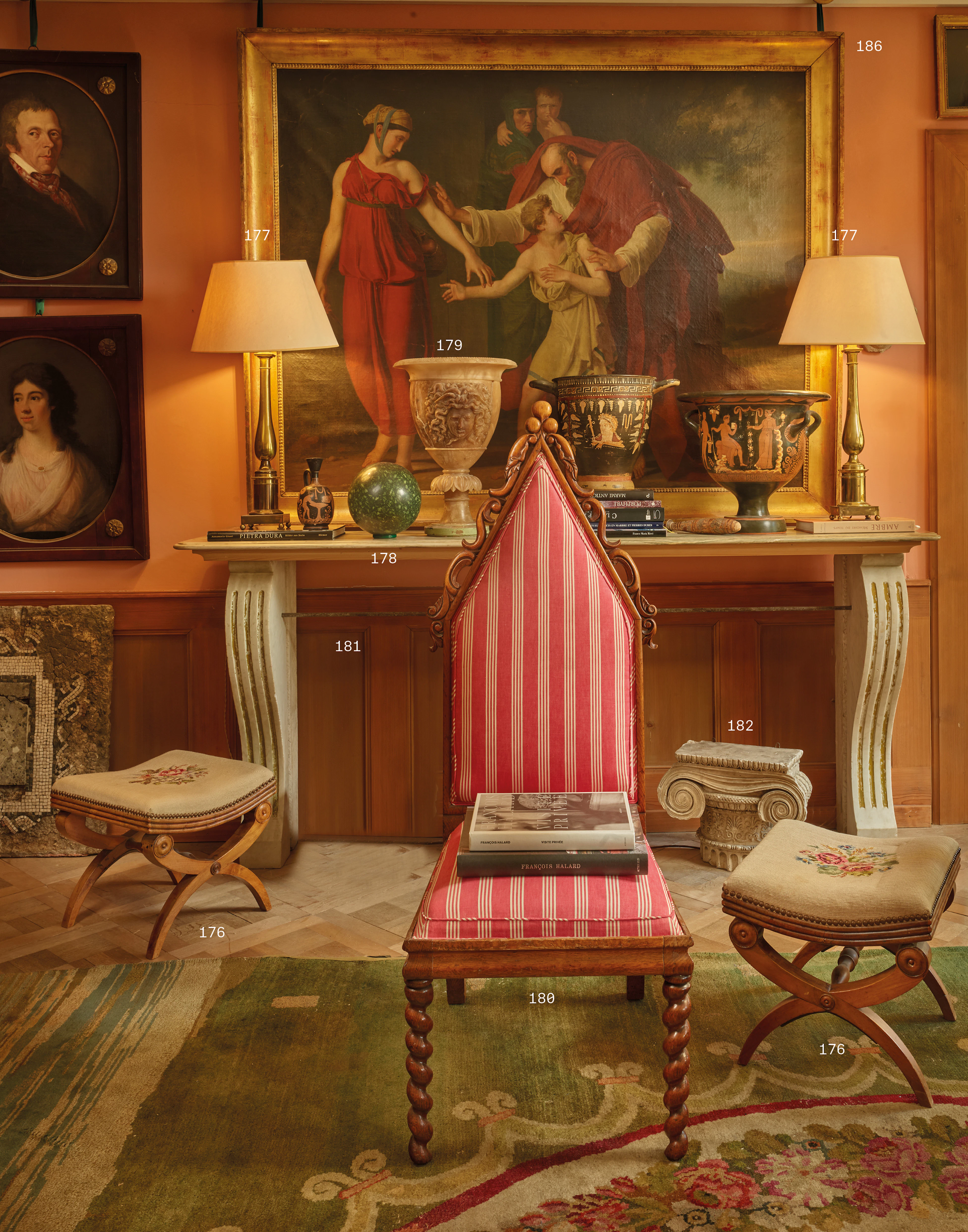 VASE, TRAVAIL ITALIEN D'ÉPOQUE NÉOCLASSIQUE, PREMIÈRE MOITIÉ DU XIXe SIÈCLE
