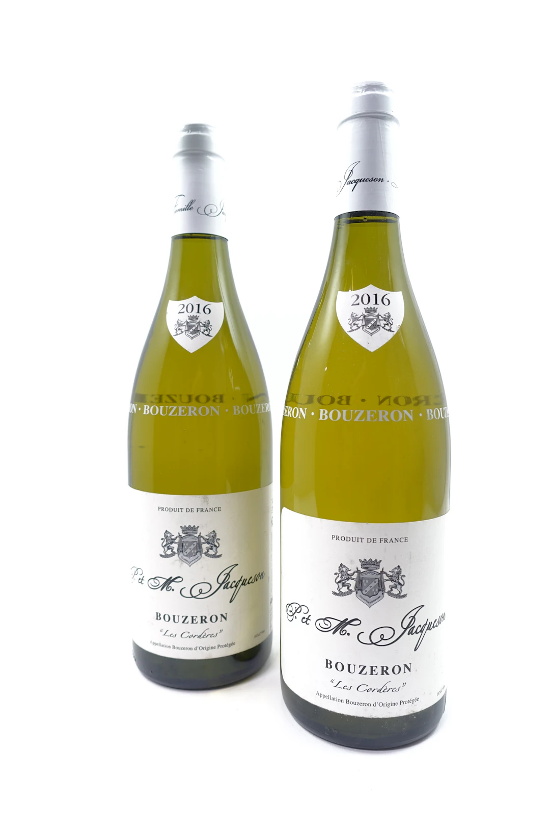 2 bts BOUZERON 2016 (blanc) Les Cordères. Paul Jacqueson