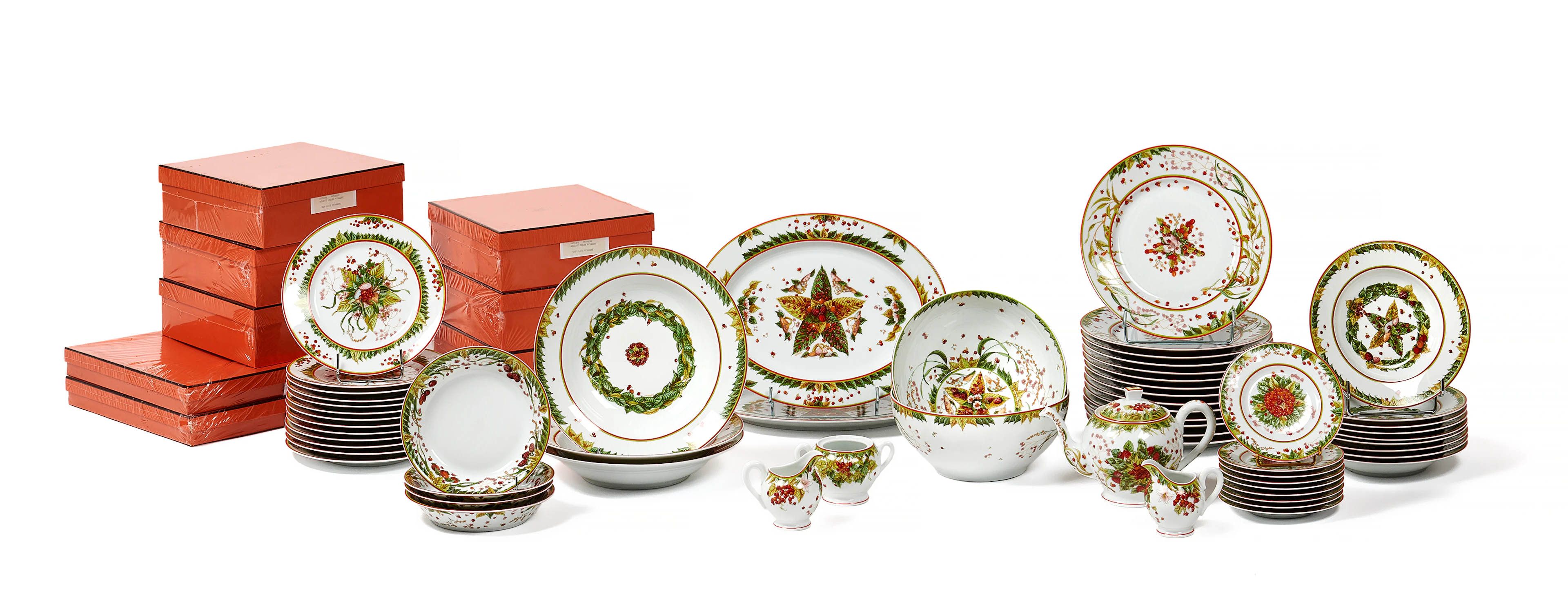 HERMÈS JARDIN DE PYTHAGORE Dinner Service