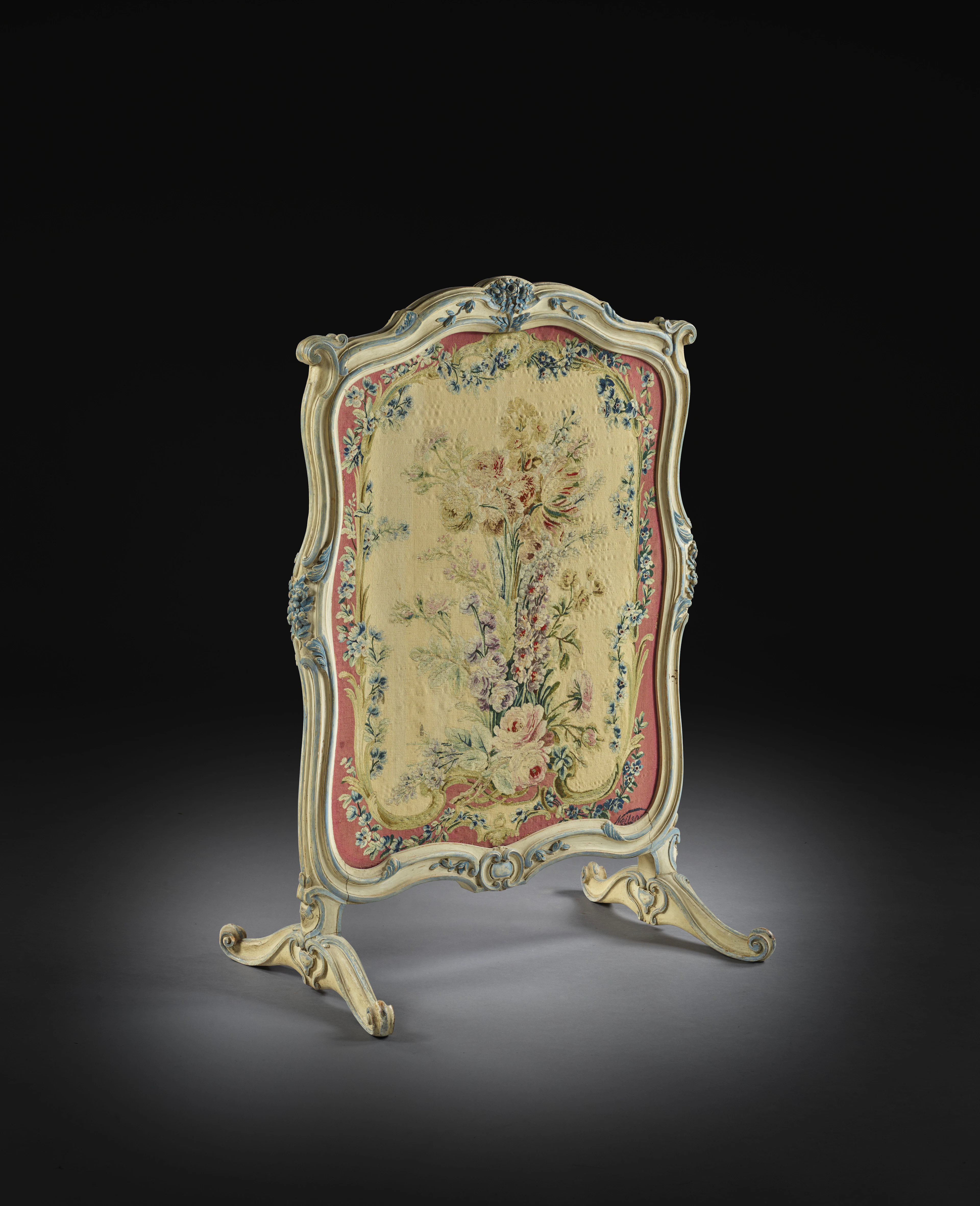 ÉCRAN DE CHEMINÉE DE STYLE LOUIS XV
