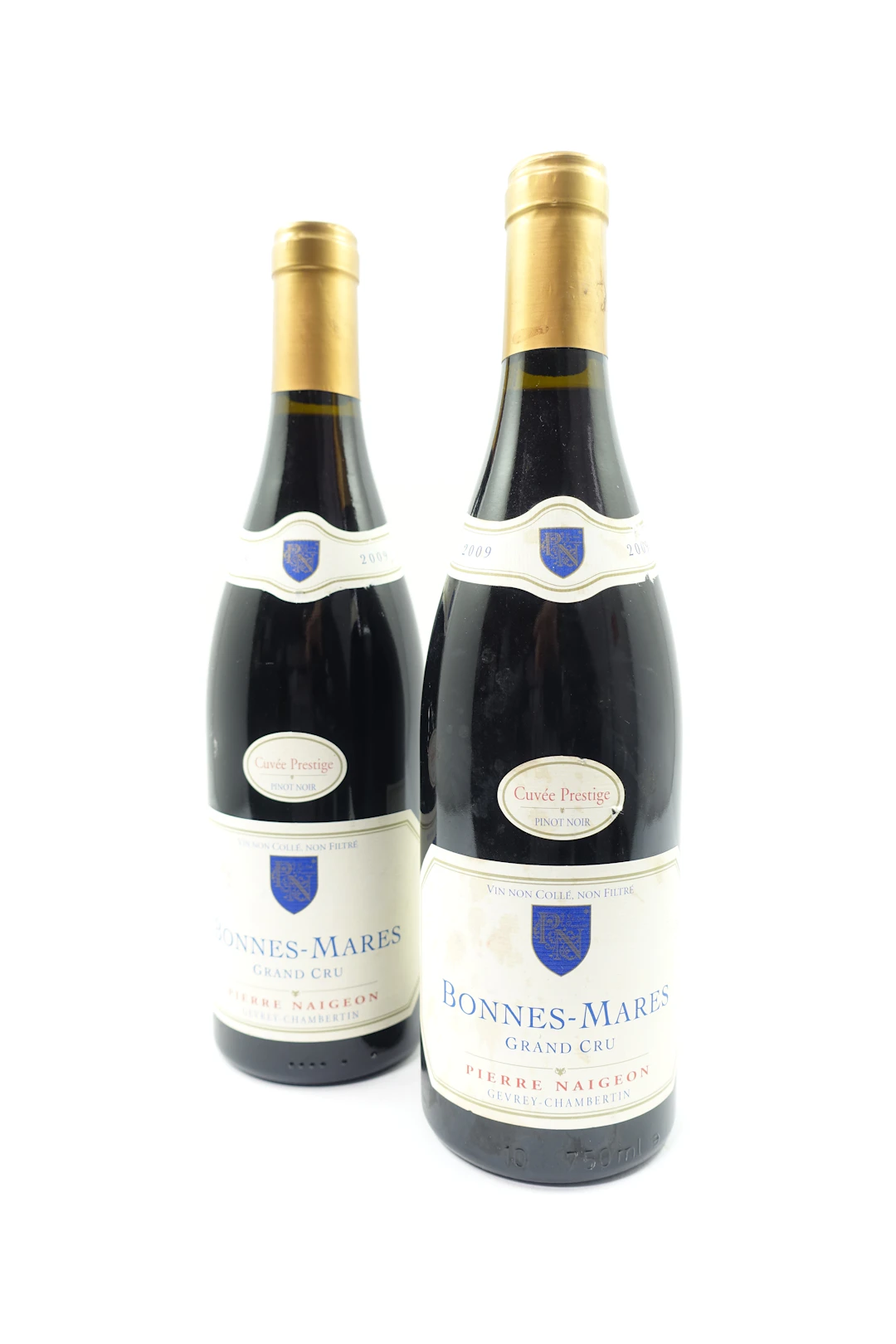 2 bts BONNES MARES 2009 Grand Cru. Pierre Naigeon