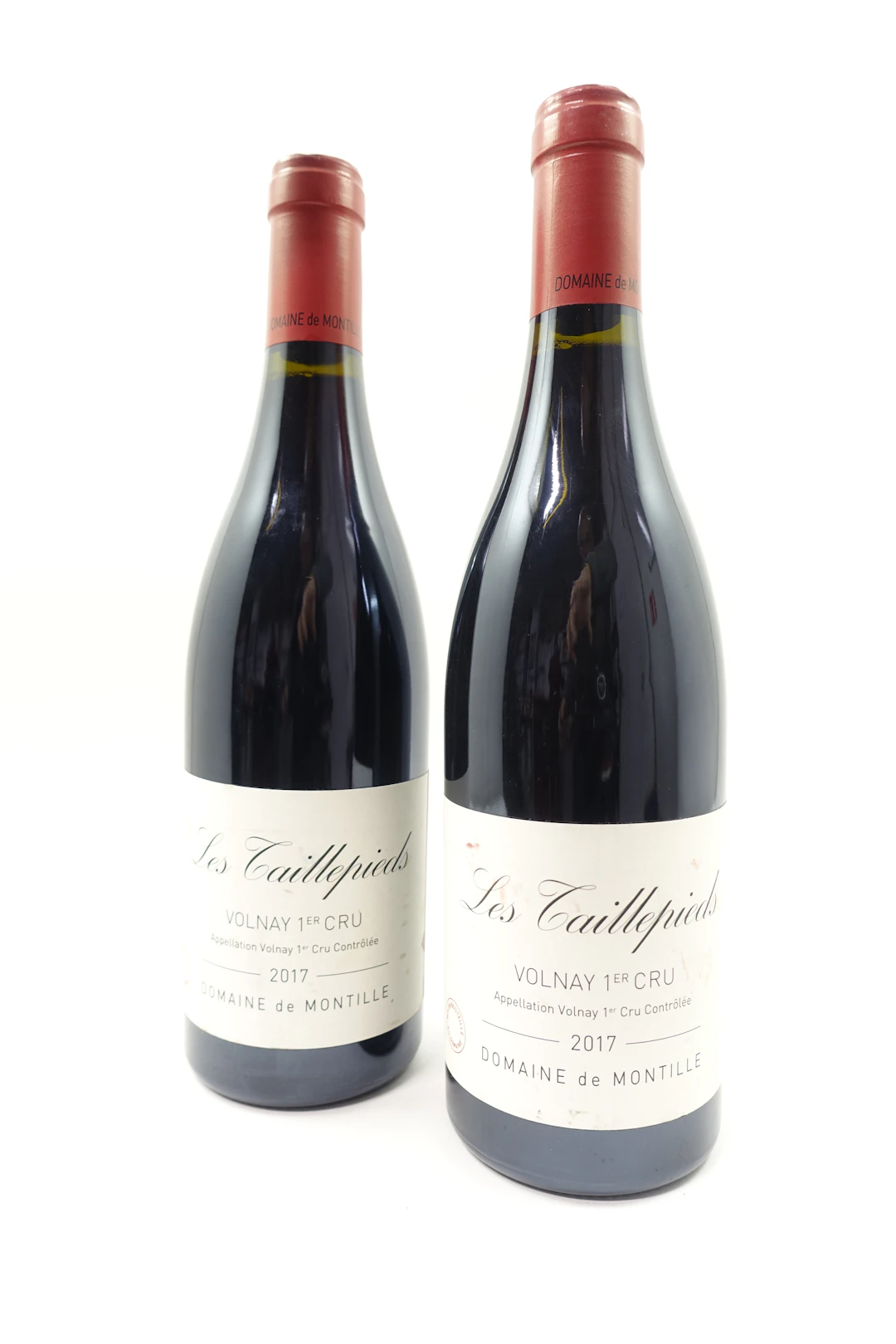 2 bts VOLNAY 2017 1er Cru les Taillepieds. Domaine de Montille