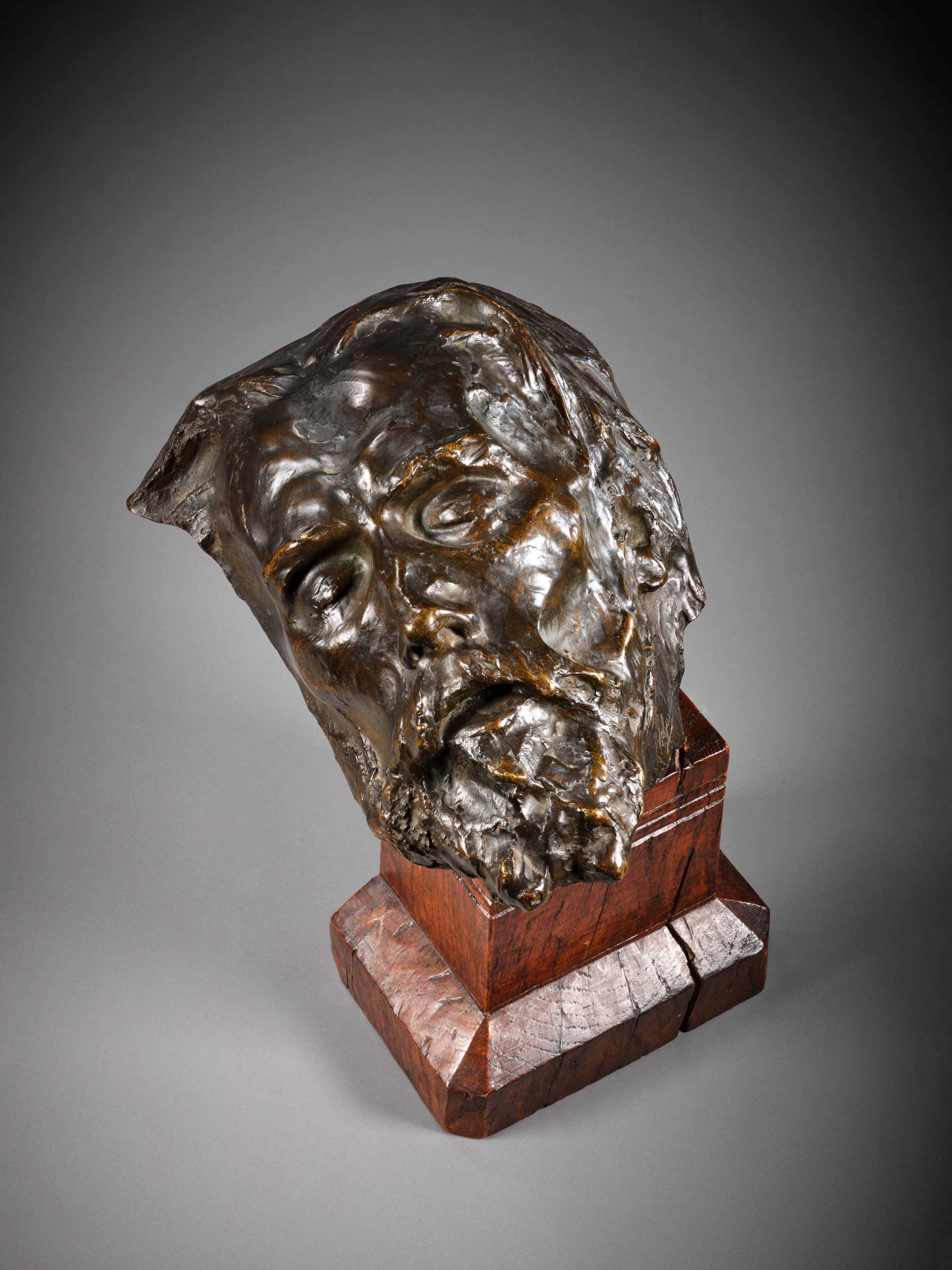 Karel SCHUERMANS Anvers, 1869 – 1955 ou 1962 La tête de saint Jean-Baptiste