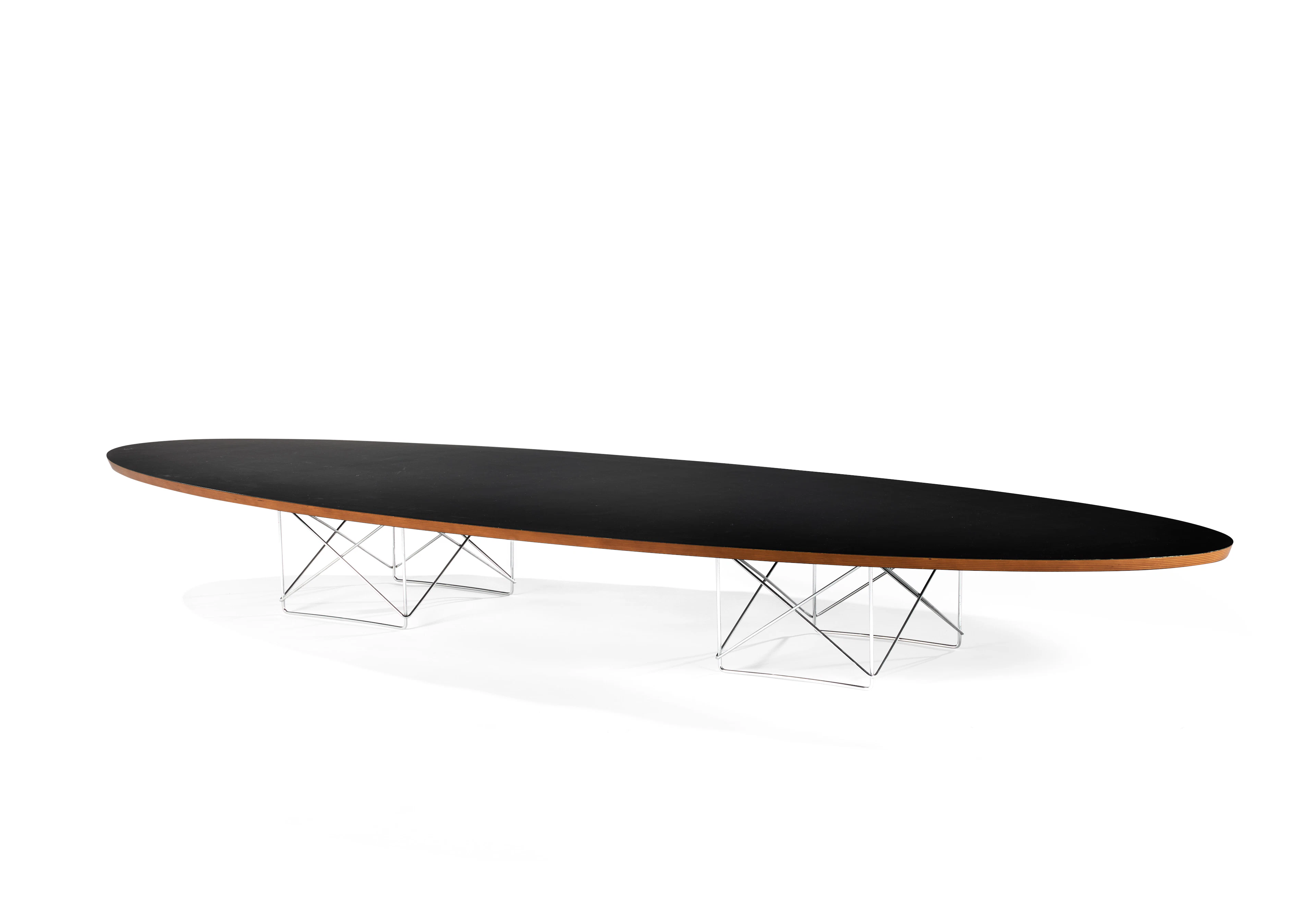 Charles & Ray EAMES (1907-1978 & 1912-1988) Table basse "ETR Ellipse