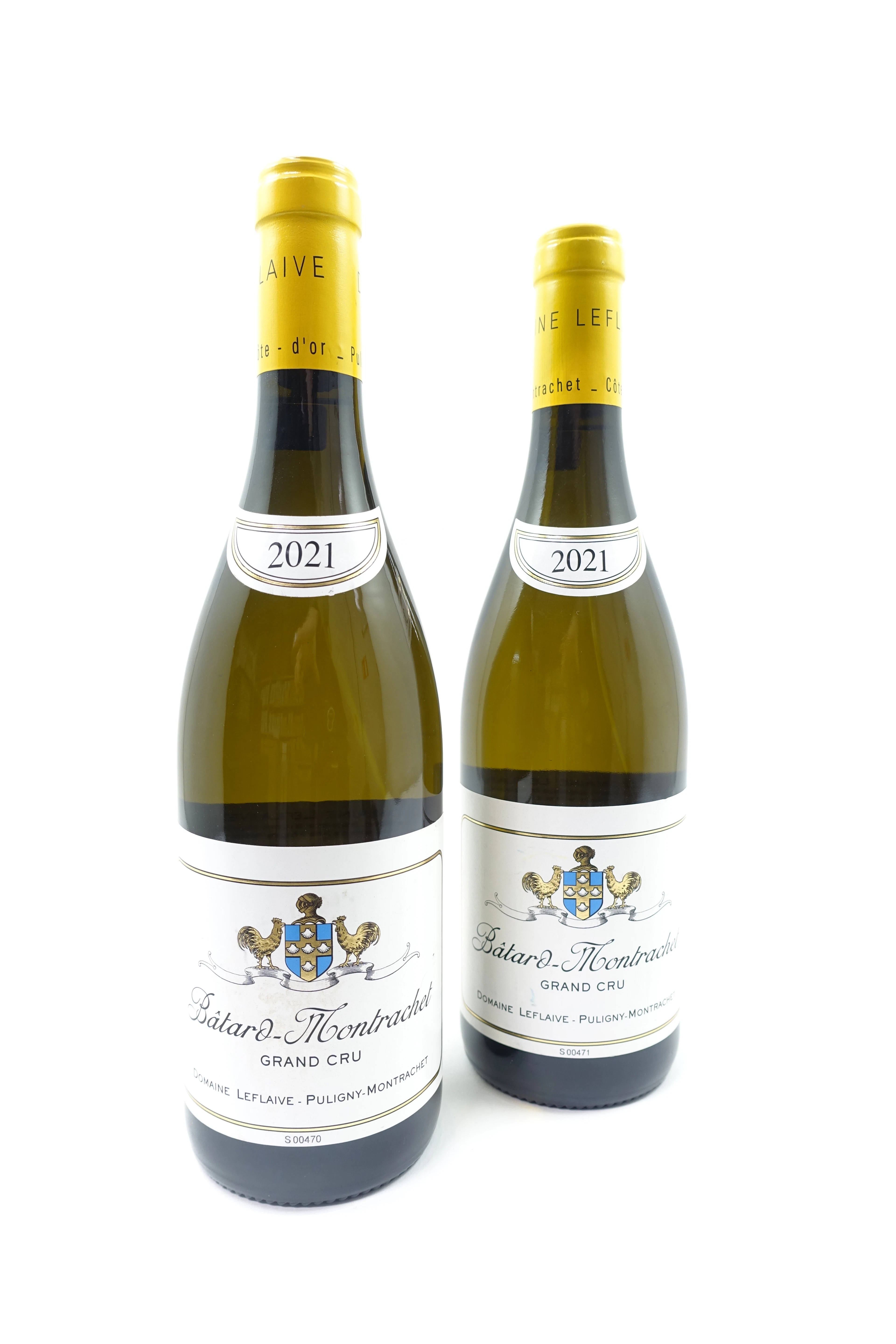 2 bts BATARD MONTRACHET 2021 Grand Cru. Domaine Leflaive