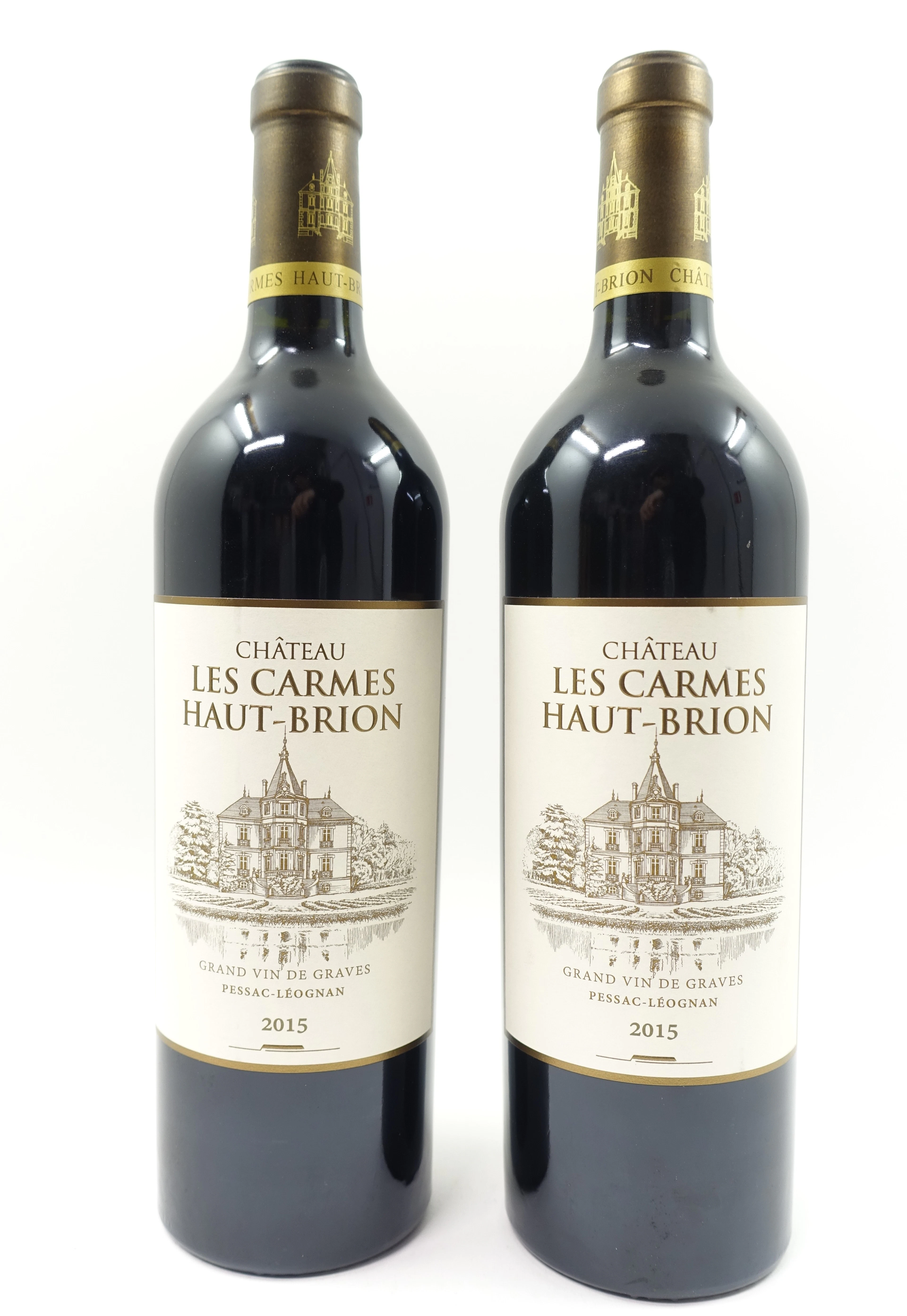 6 bts CH LES CARMES HAUT BRION 2015 Pessac Léognan