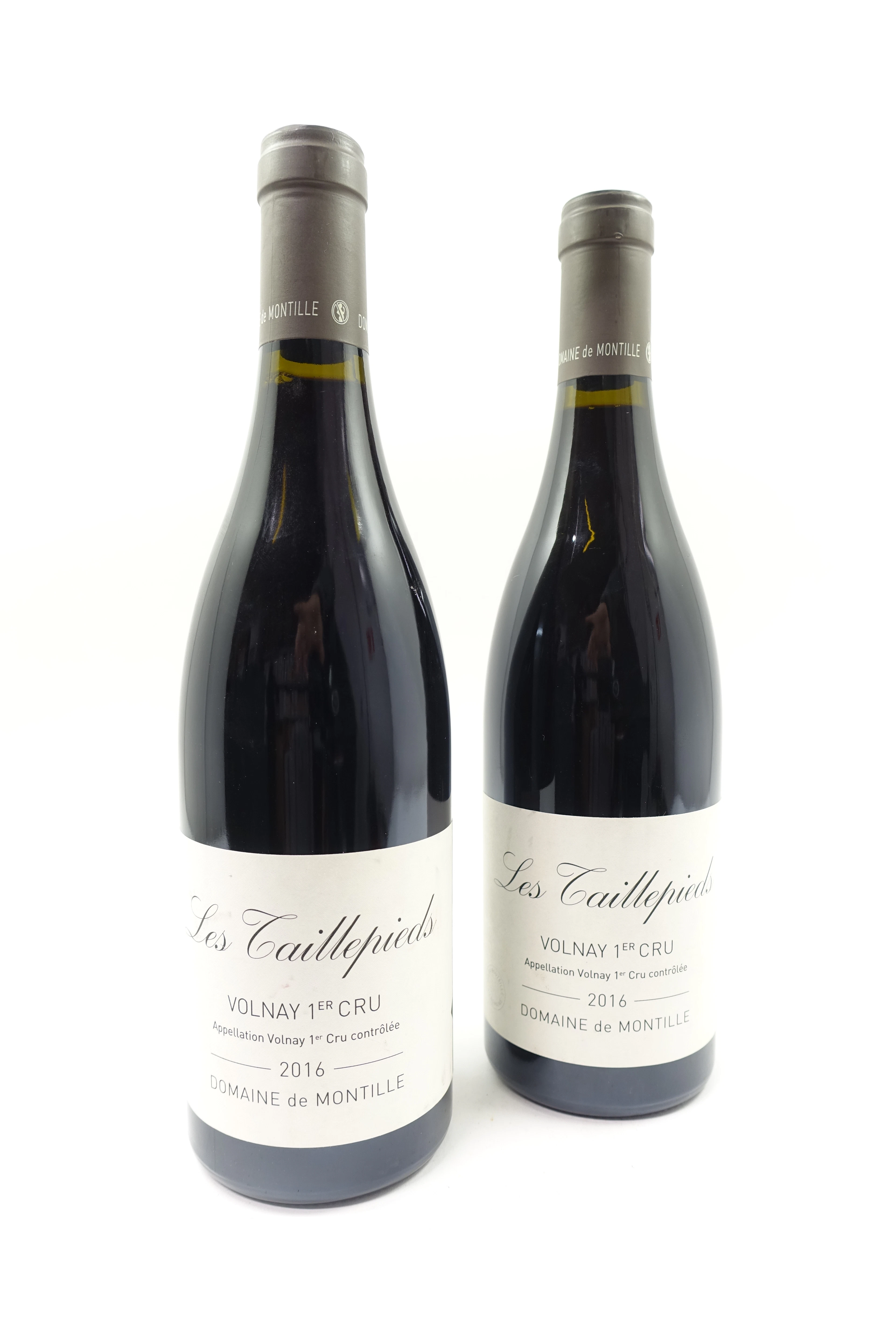 2 bts VOLNAY 2016 1er Cru les Taillepieds. Domaine de Montille