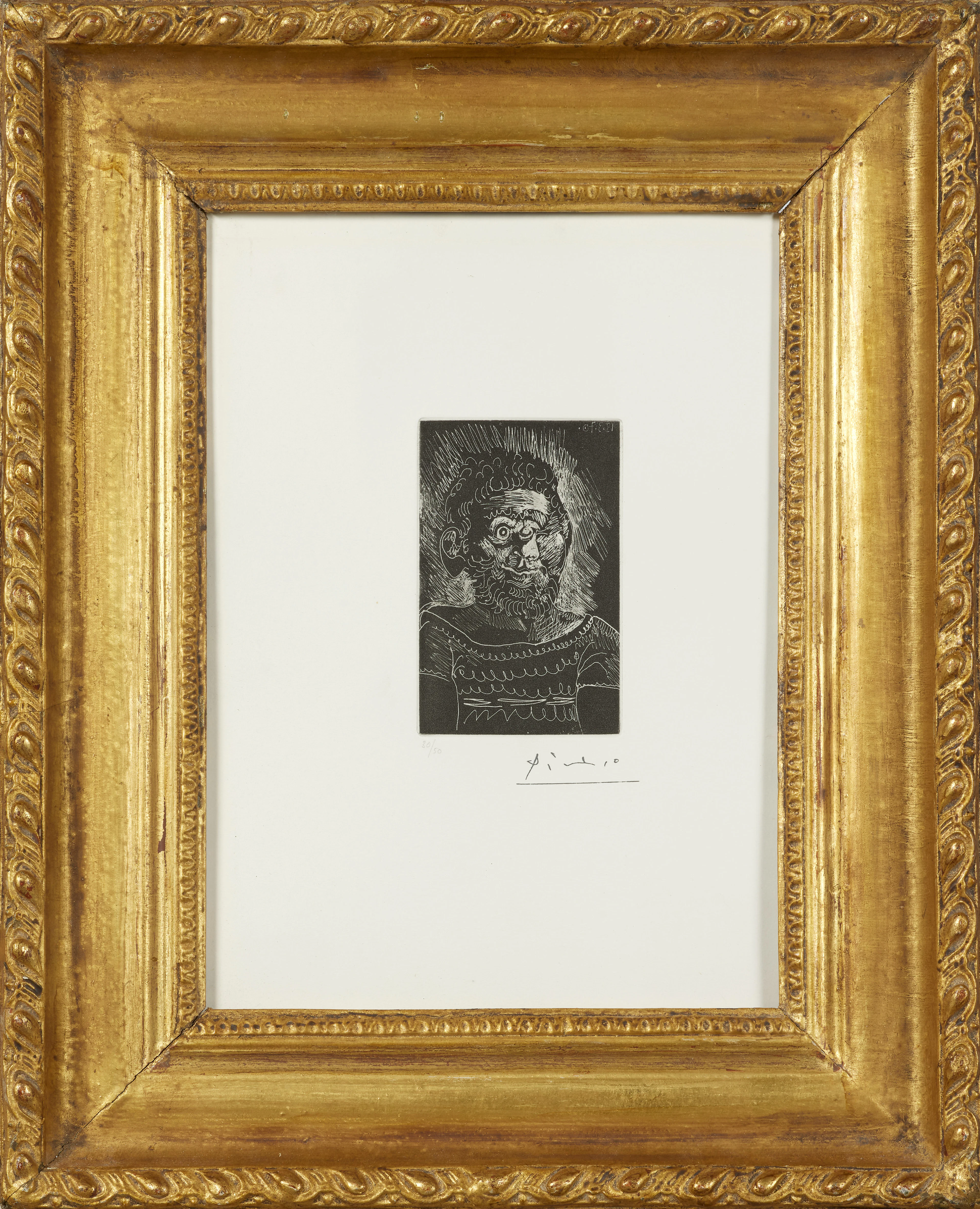 Pablo PICASSO 1881-1973 Marin-Cyclope - 1970