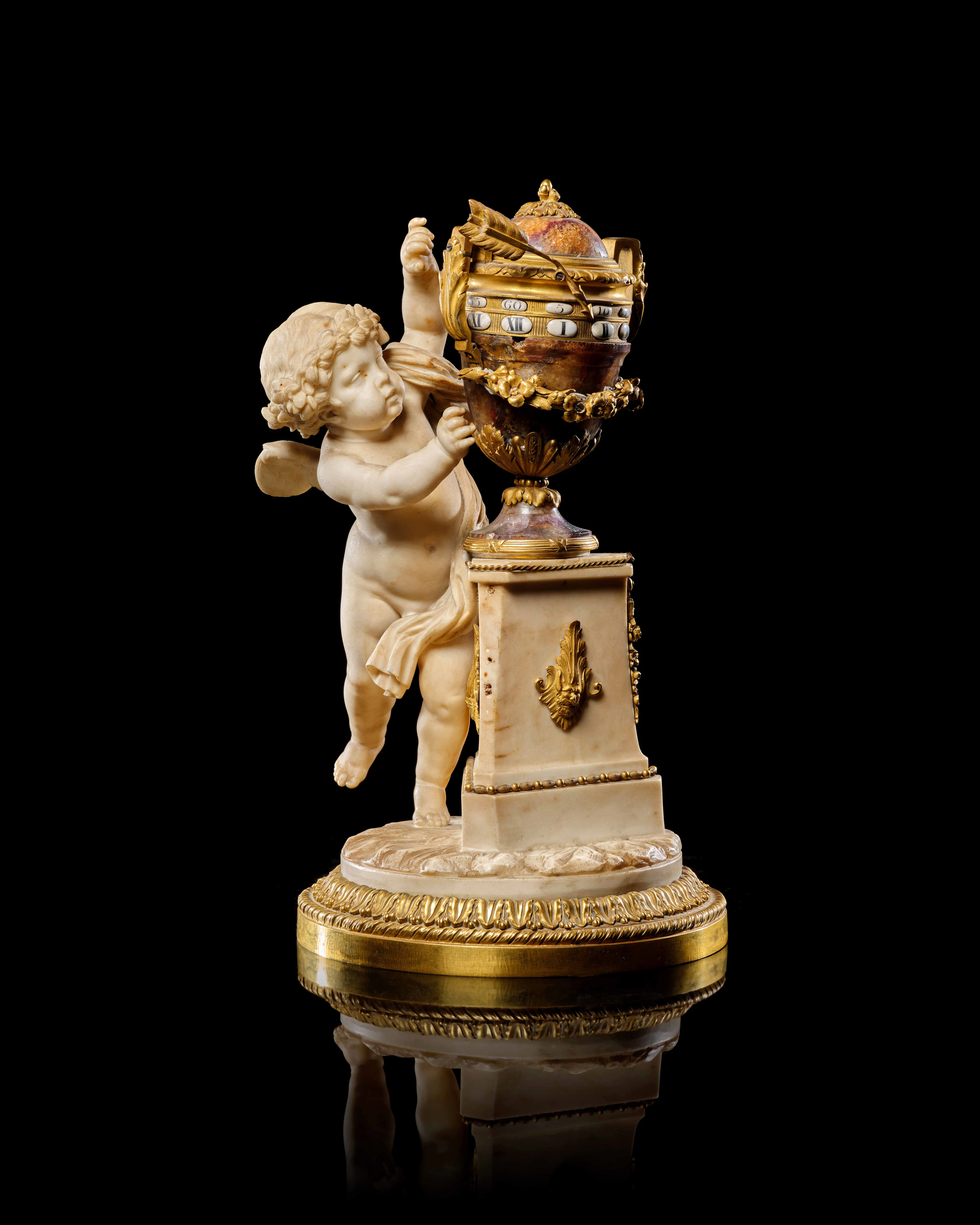 PENDULE À CERCLES TOURNANTS DE STYLE LOUIS XVI