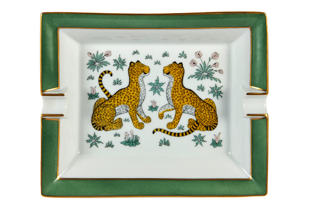 HERMÈS GUEPARDS Ashtray