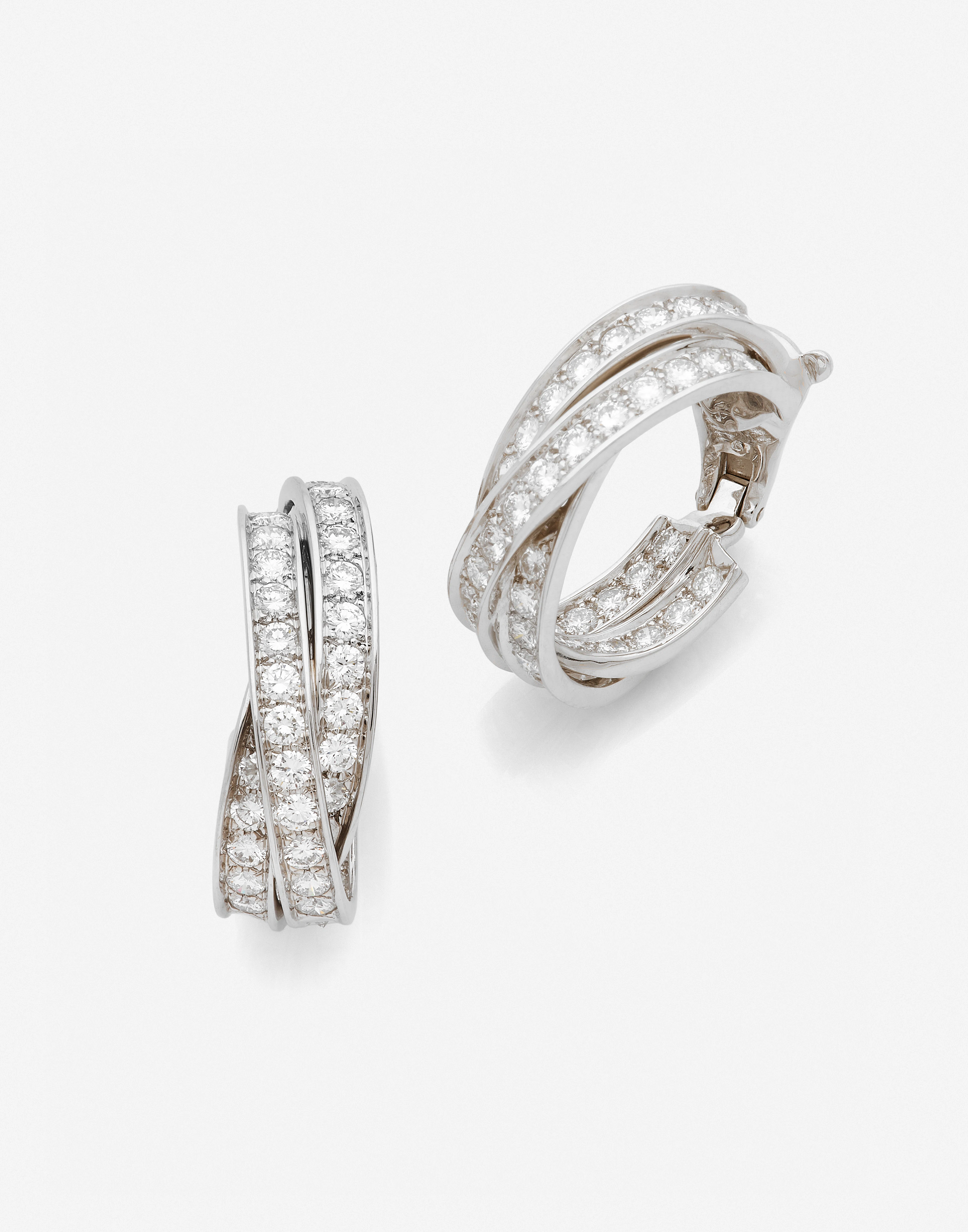 CARTIER Paire de créoles "Trinity"