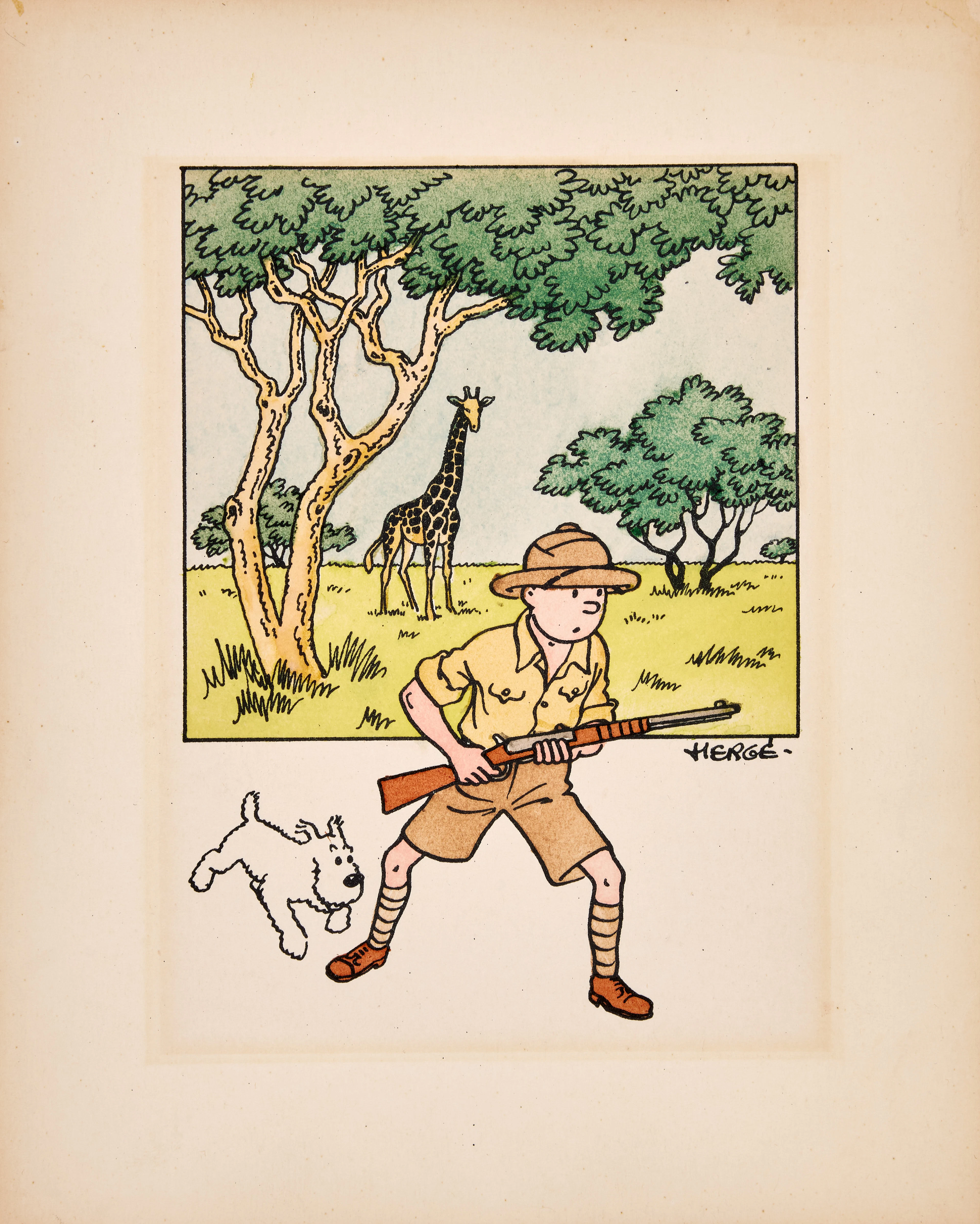 HERGÉ (Georges Remi dit) Tintin au Congo