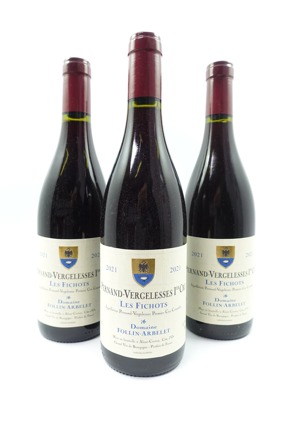 12 bts PERNAND VERGELESSES 2021 1er Cru Les Fichots. Domaine Follin Arbelet