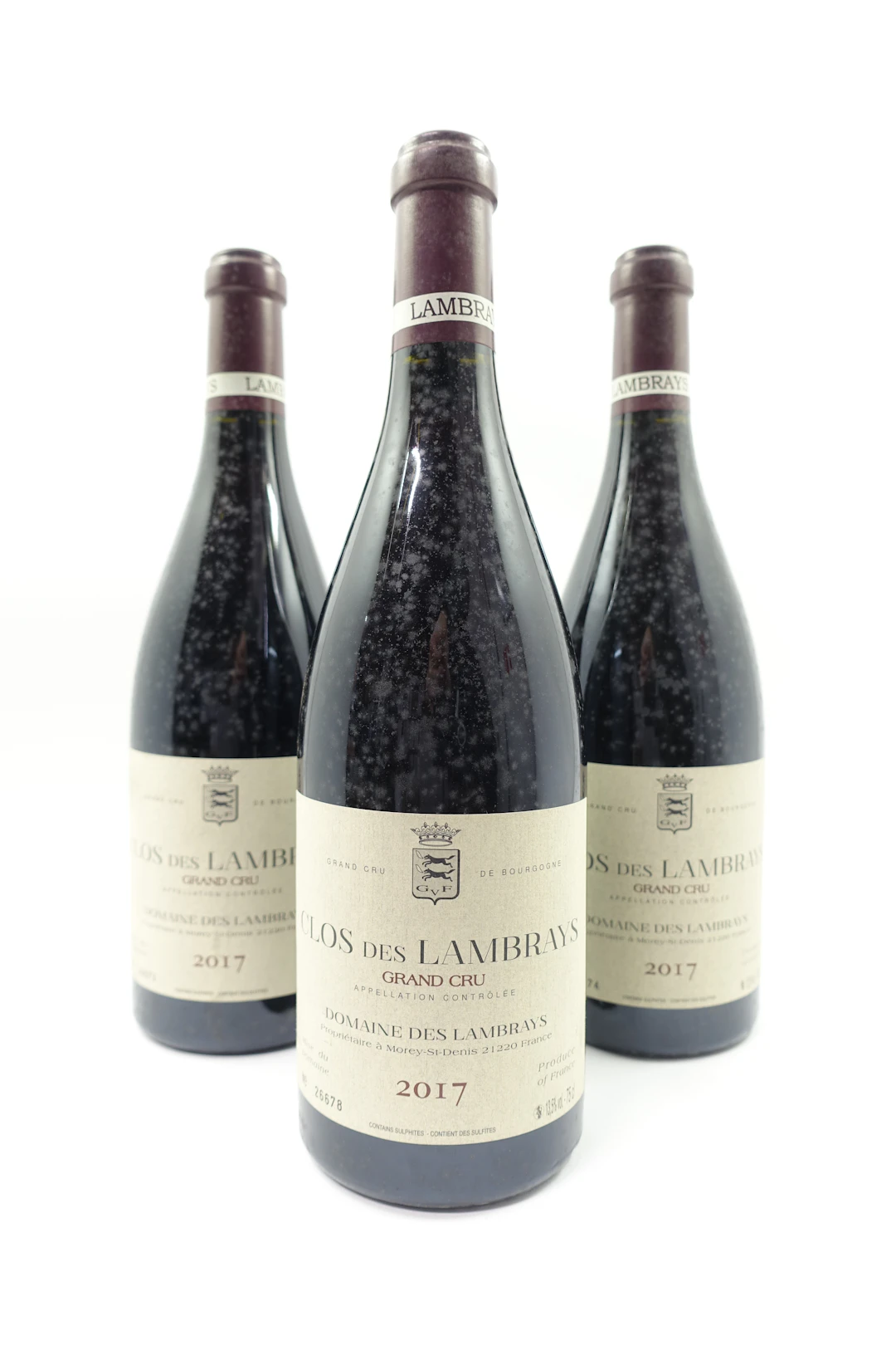 3 bts CLOS DES LAMBRAYS 2017 Grand Cru. Domaine des Lambrays