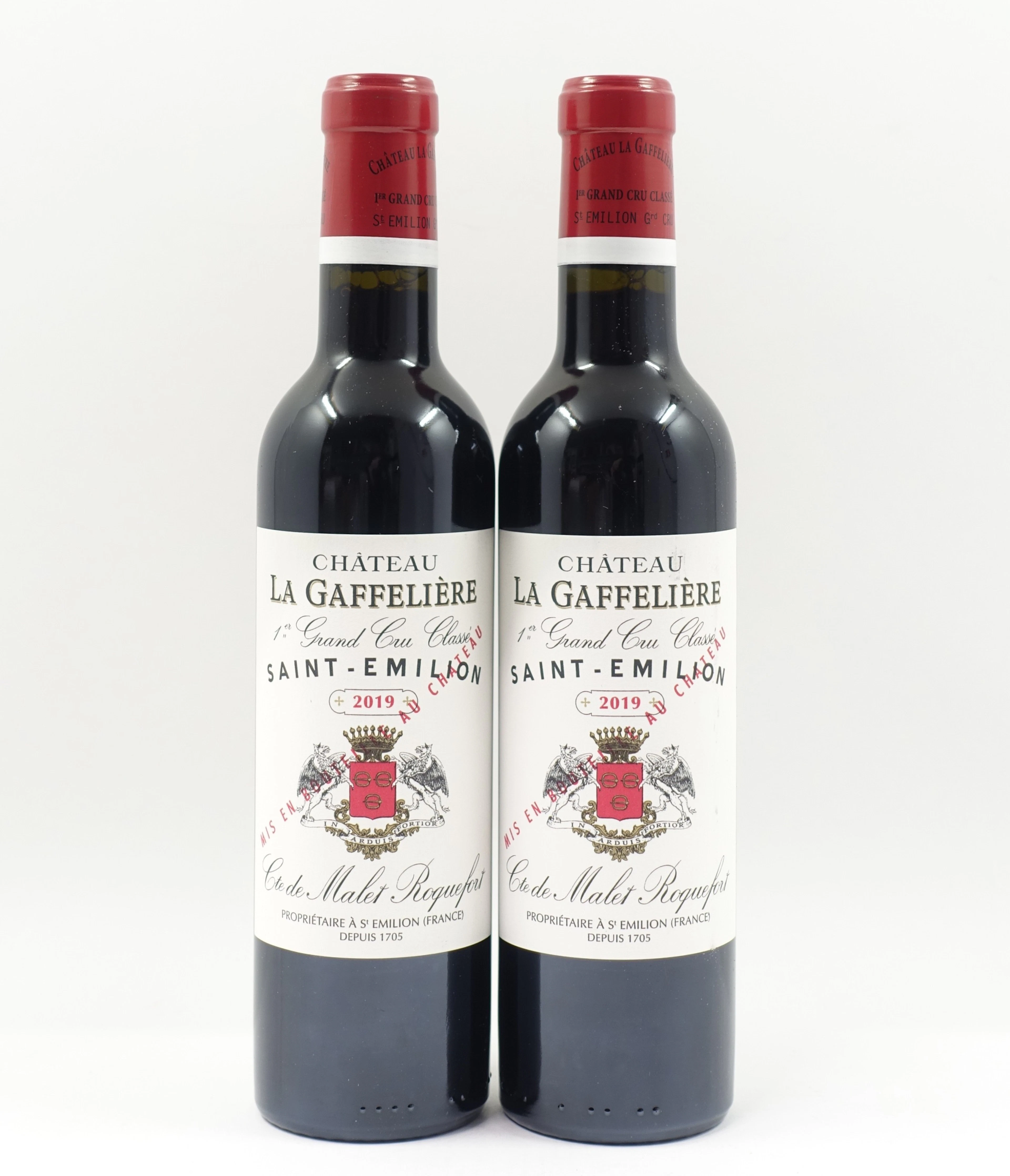 8 demi-bts CH LA GAFFELIERE 2019 1er GCC (B) Saint Emilion