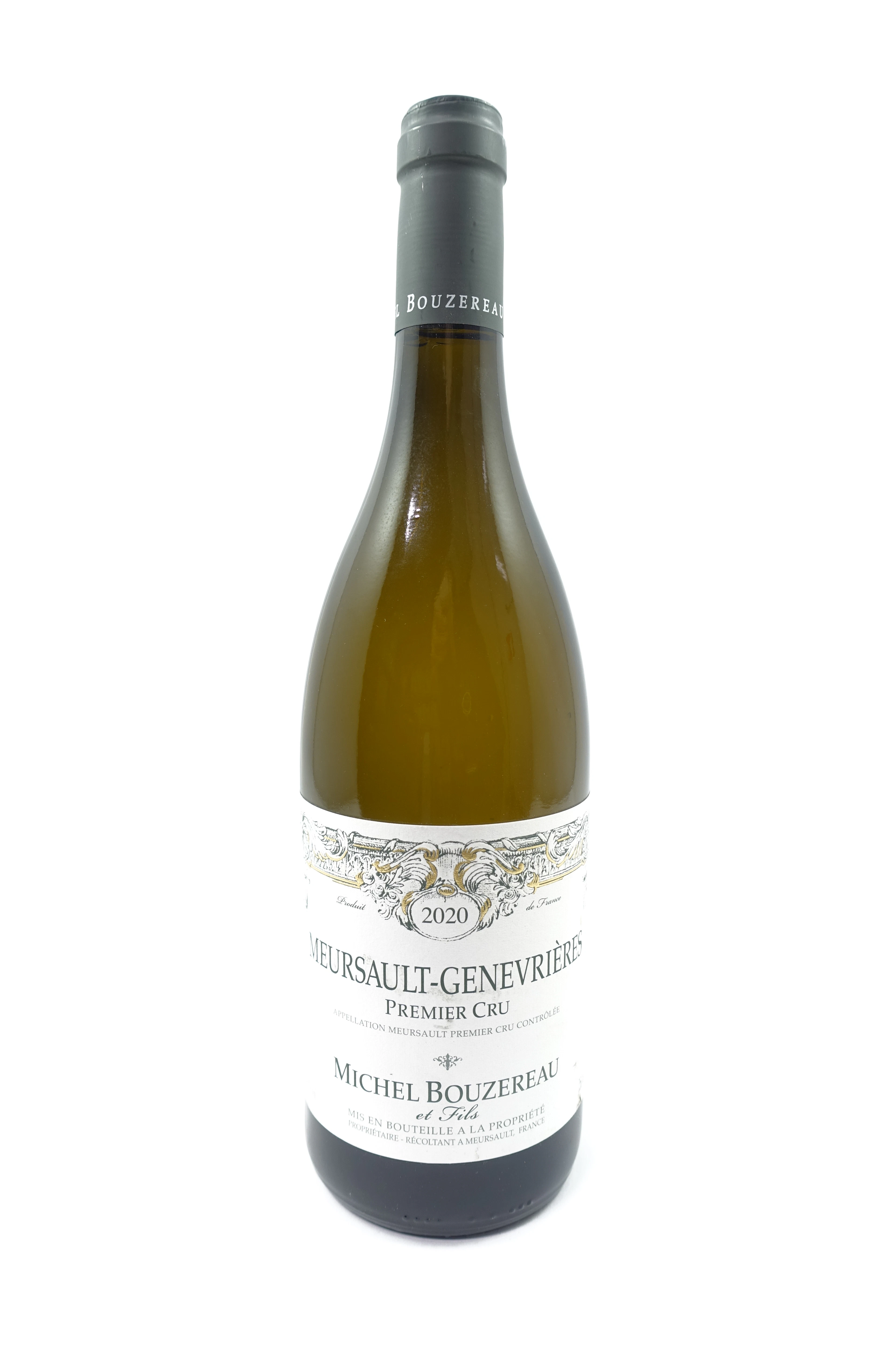 1 bts MEURSAULT 2020 1er Cru Genevrières. Michel Bouzereau et fils