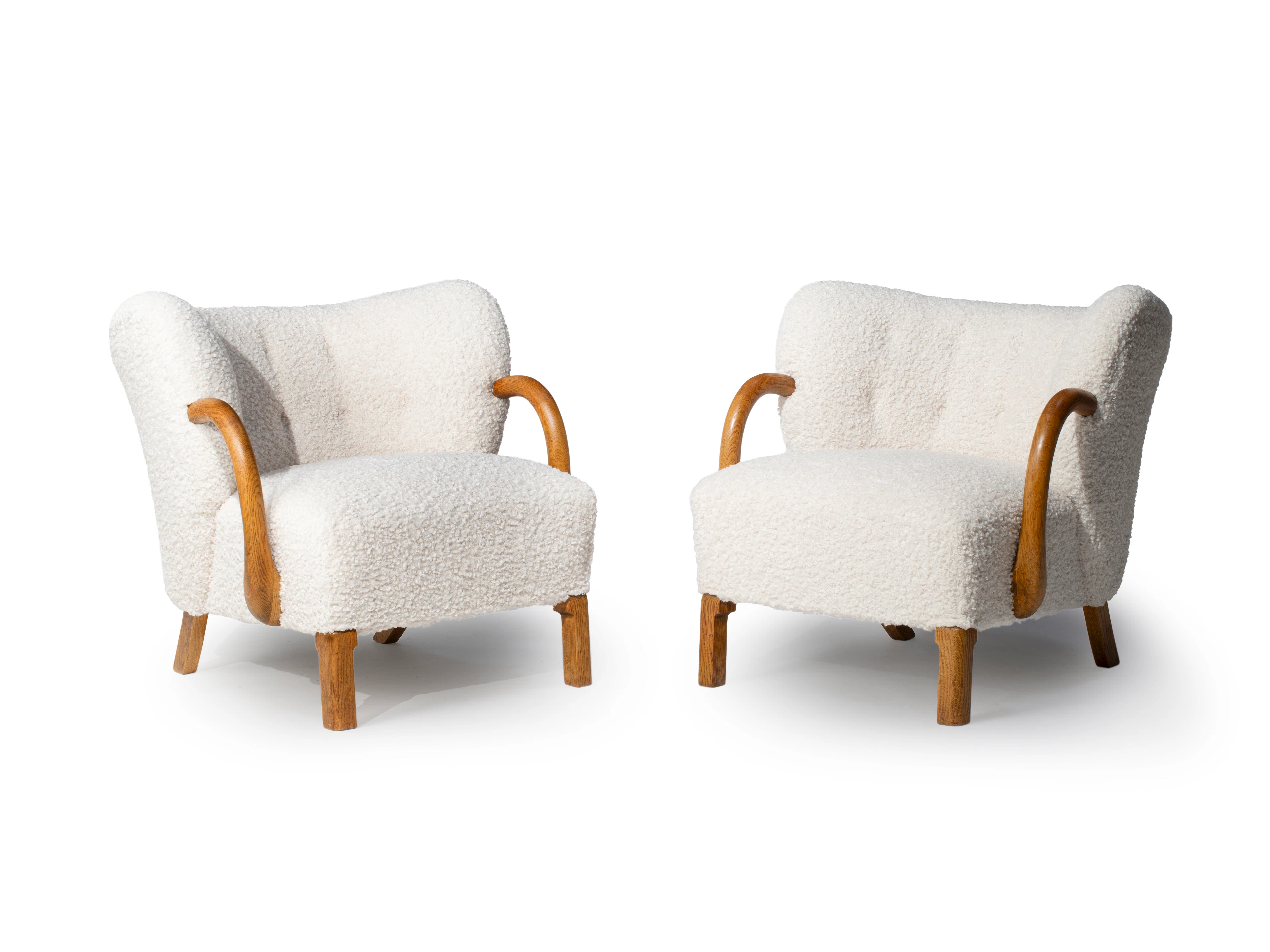 Paire de fauteuils mod. 107 - circa 1940