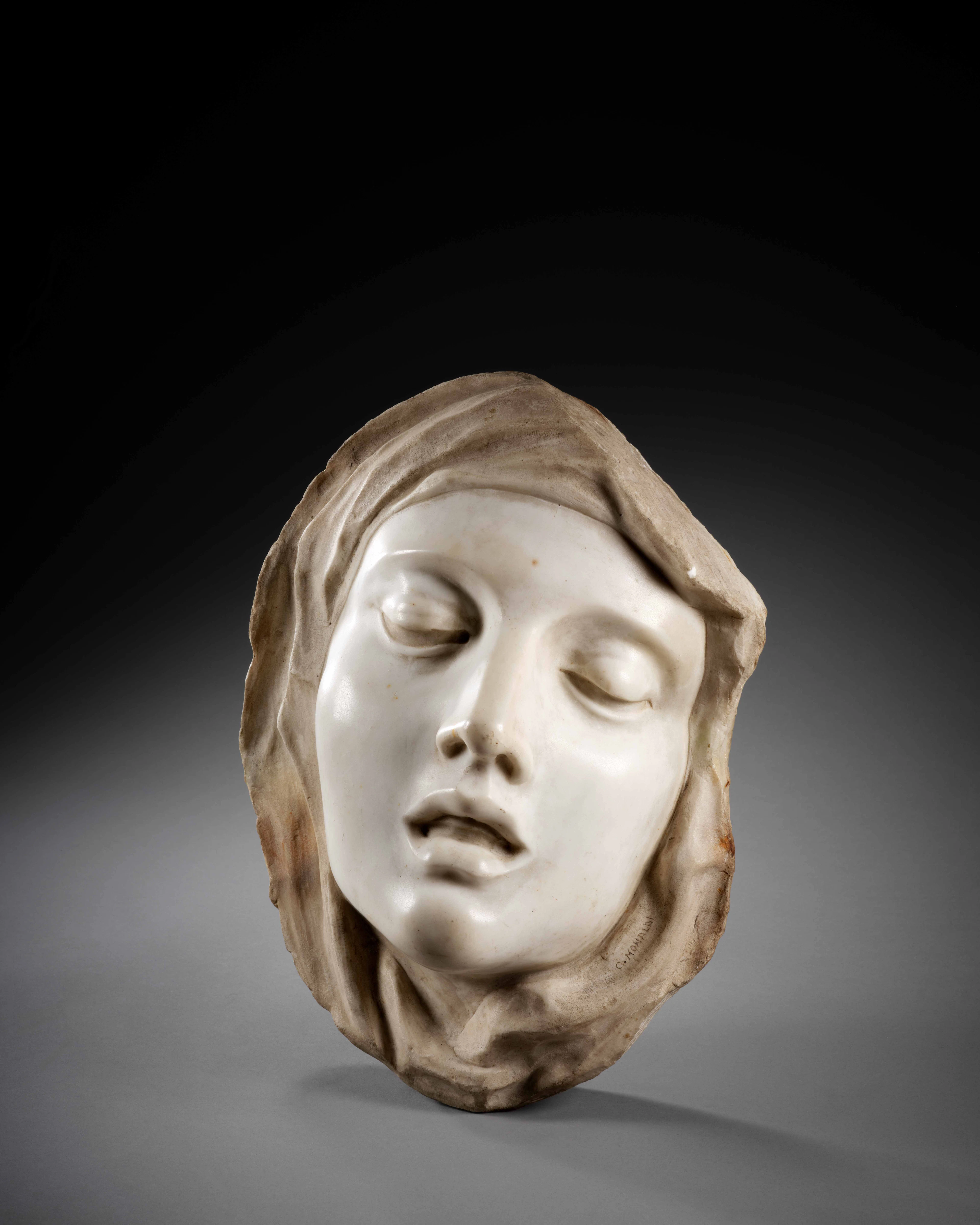 Attribué à Carlo MONALDI Rome, 1683 – 1760 Tête de femme en extase