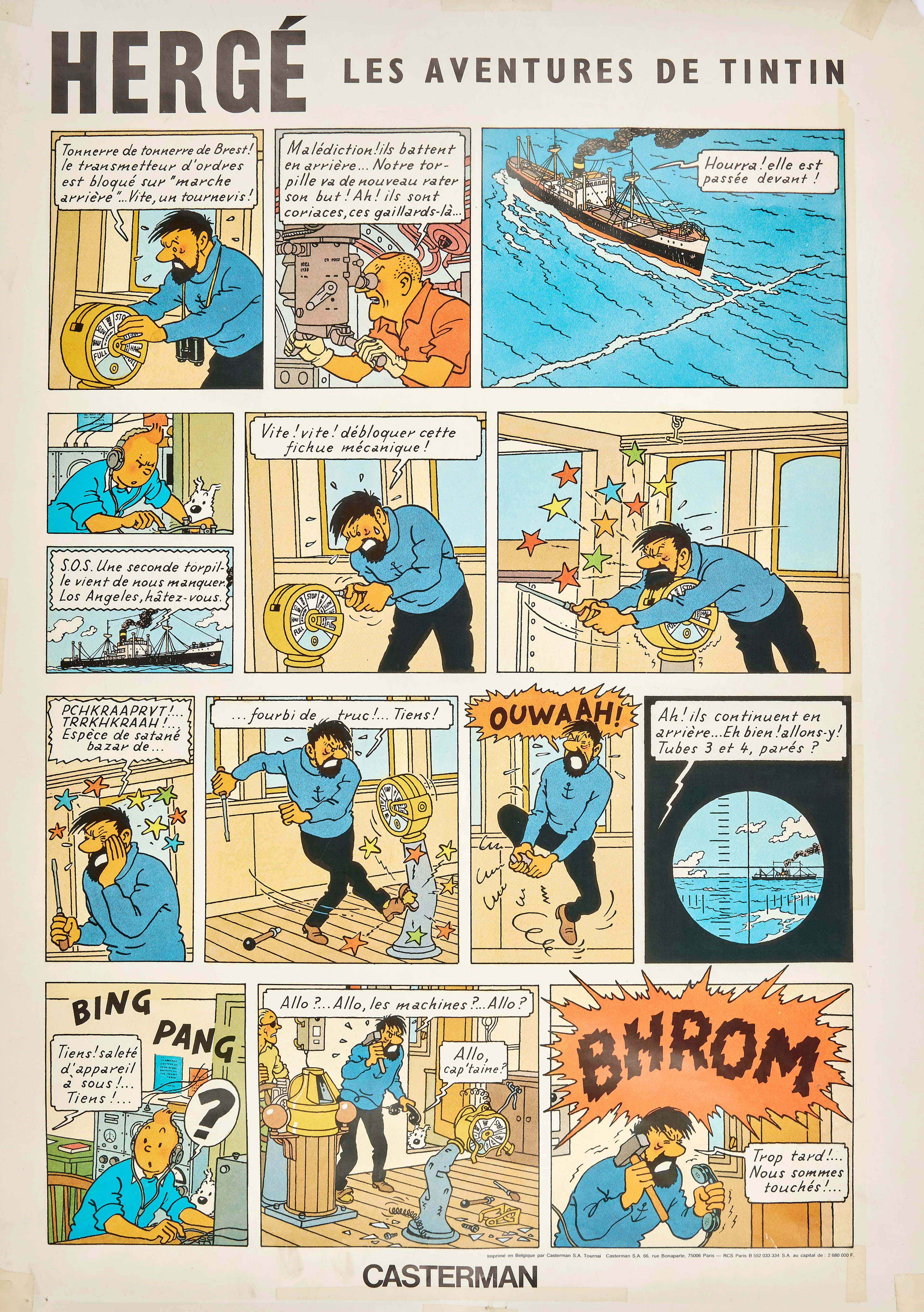 LES AVENTURES DE TINTIN Coke en Stock