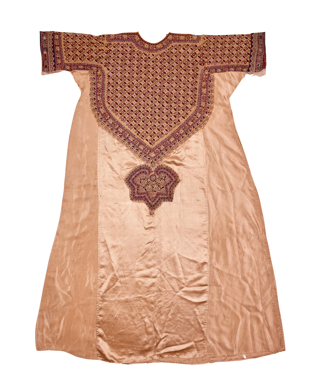 A Fine Embroidered Silk Dress