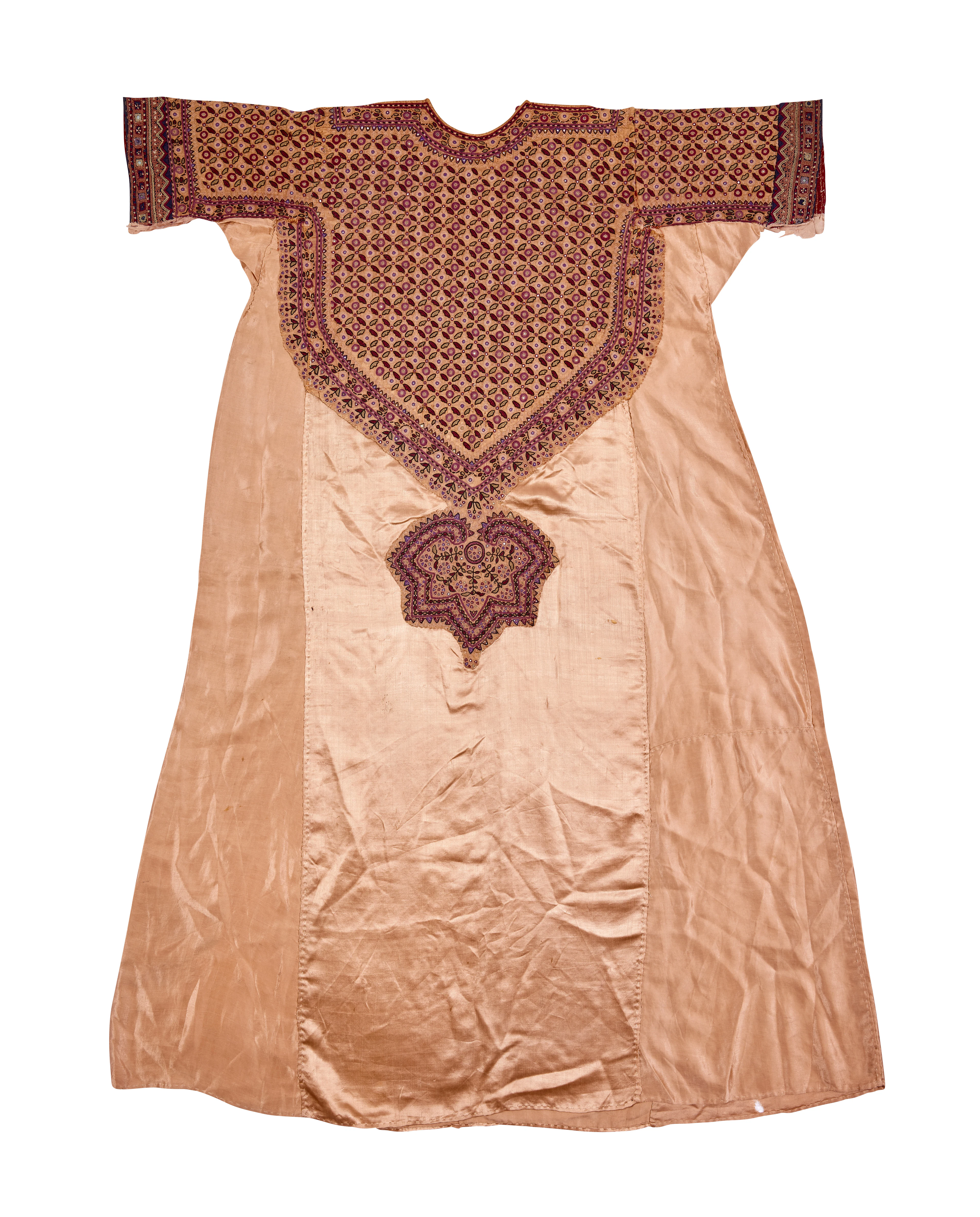 A Fine Embroidered Silk Dress